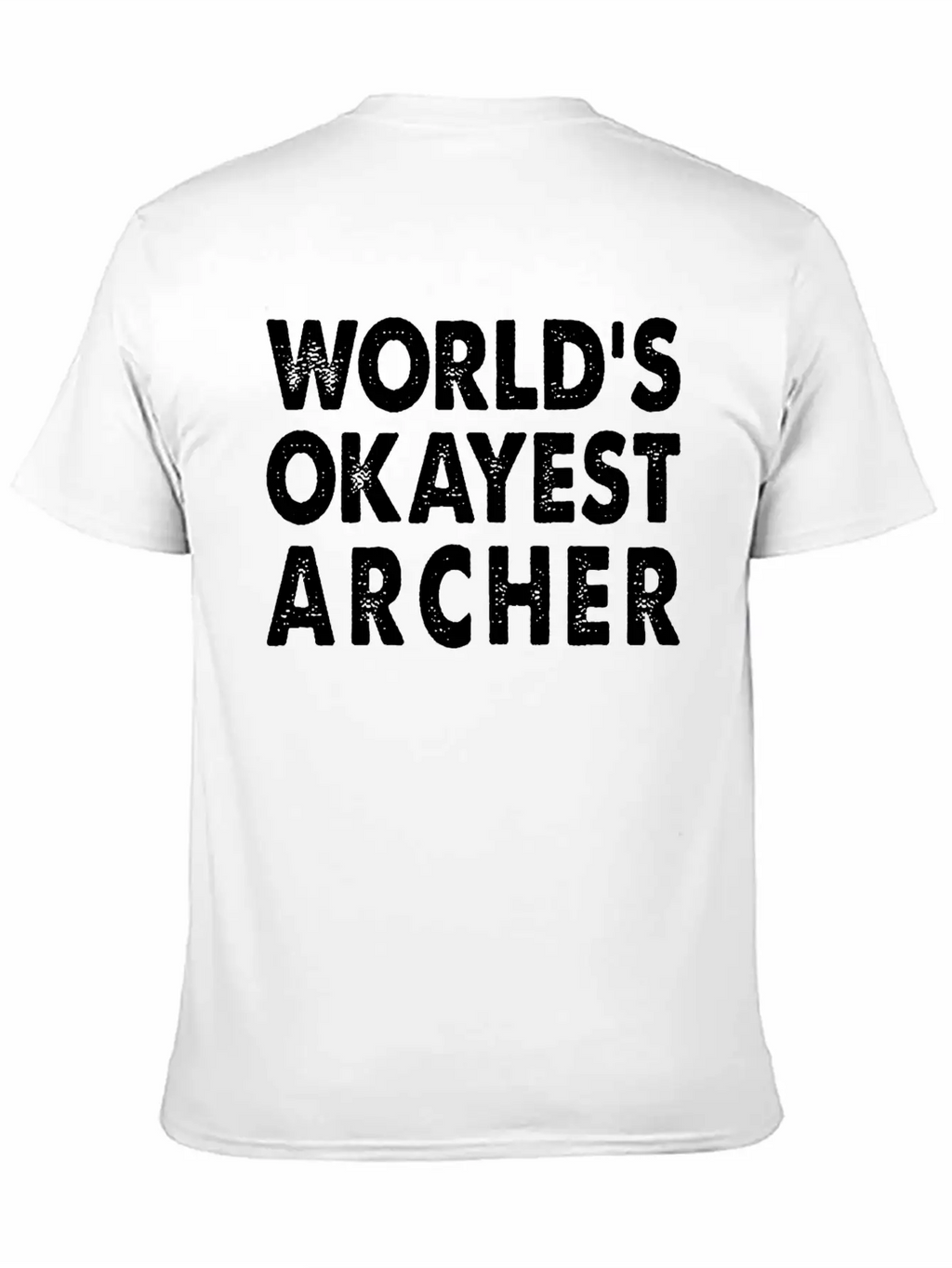World's Okayest Archer Archery Bow And Arrow Breathable Soft Cotton T-Shirt – Timeless Casual Look