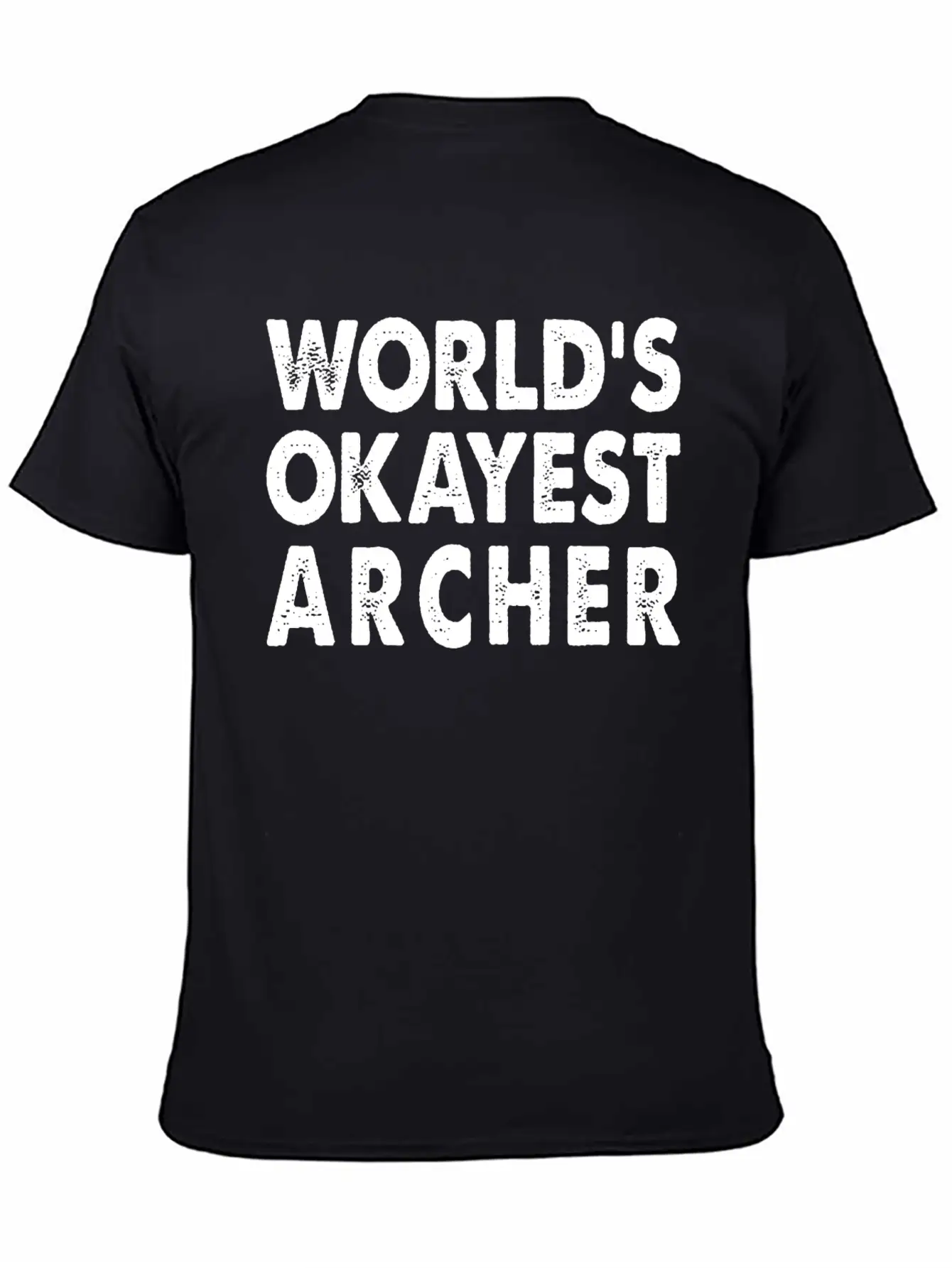 World's Okayest Archer Archery Bow And Arrow Breathable Soft Cotton T-Shirt – Timeless Casual Look