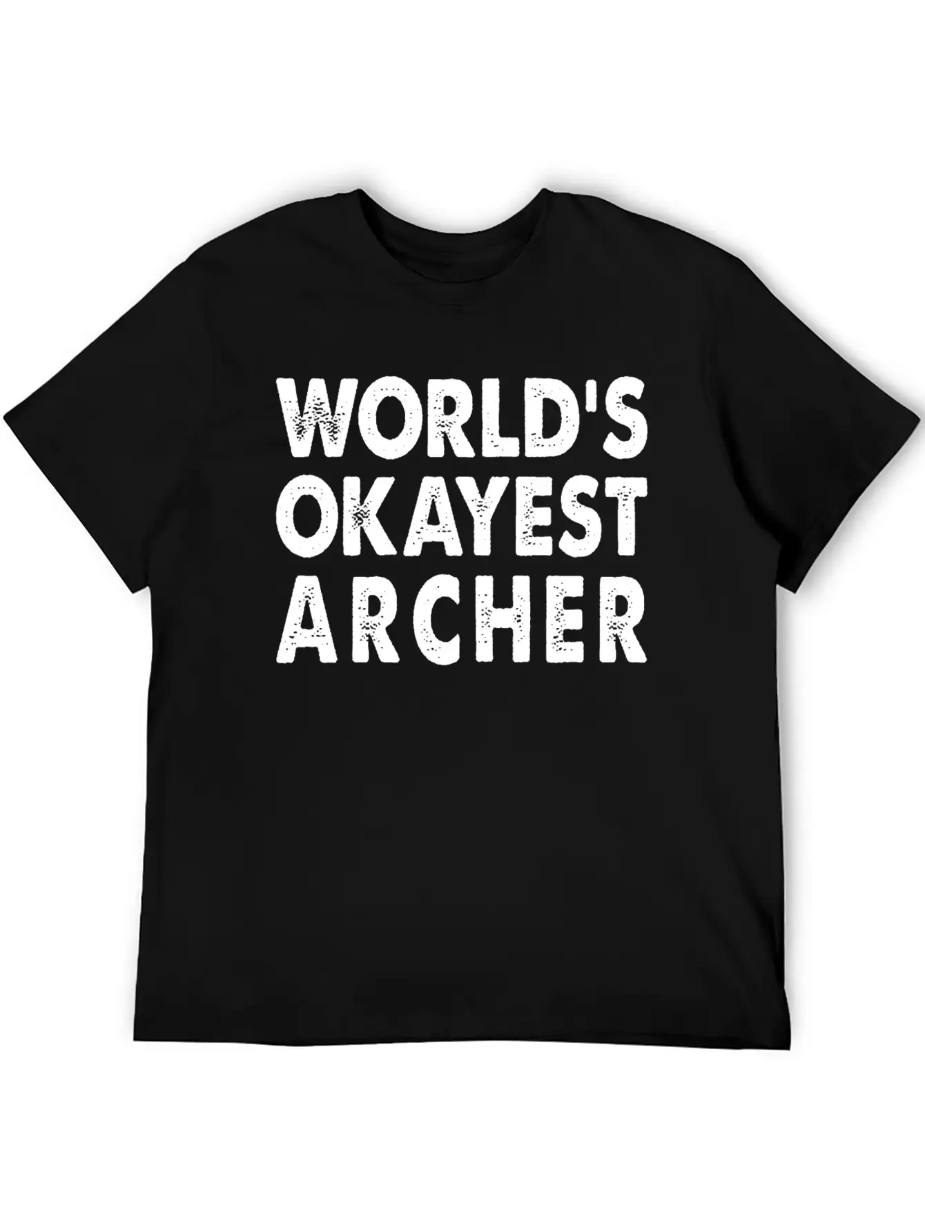 World's Okayest Archer Archery Bow And Arrow Breathable Soft Cotton T-Shirt – Timeless Casual Look