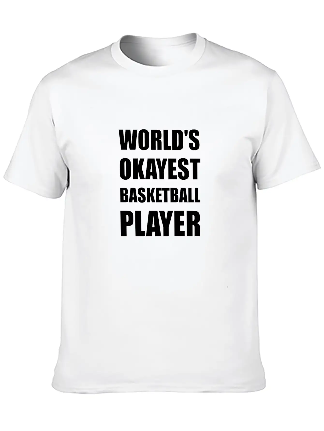 Worlds Okayest Basketball Essential Cotton Tee For Daily Outfits – Unisex Style