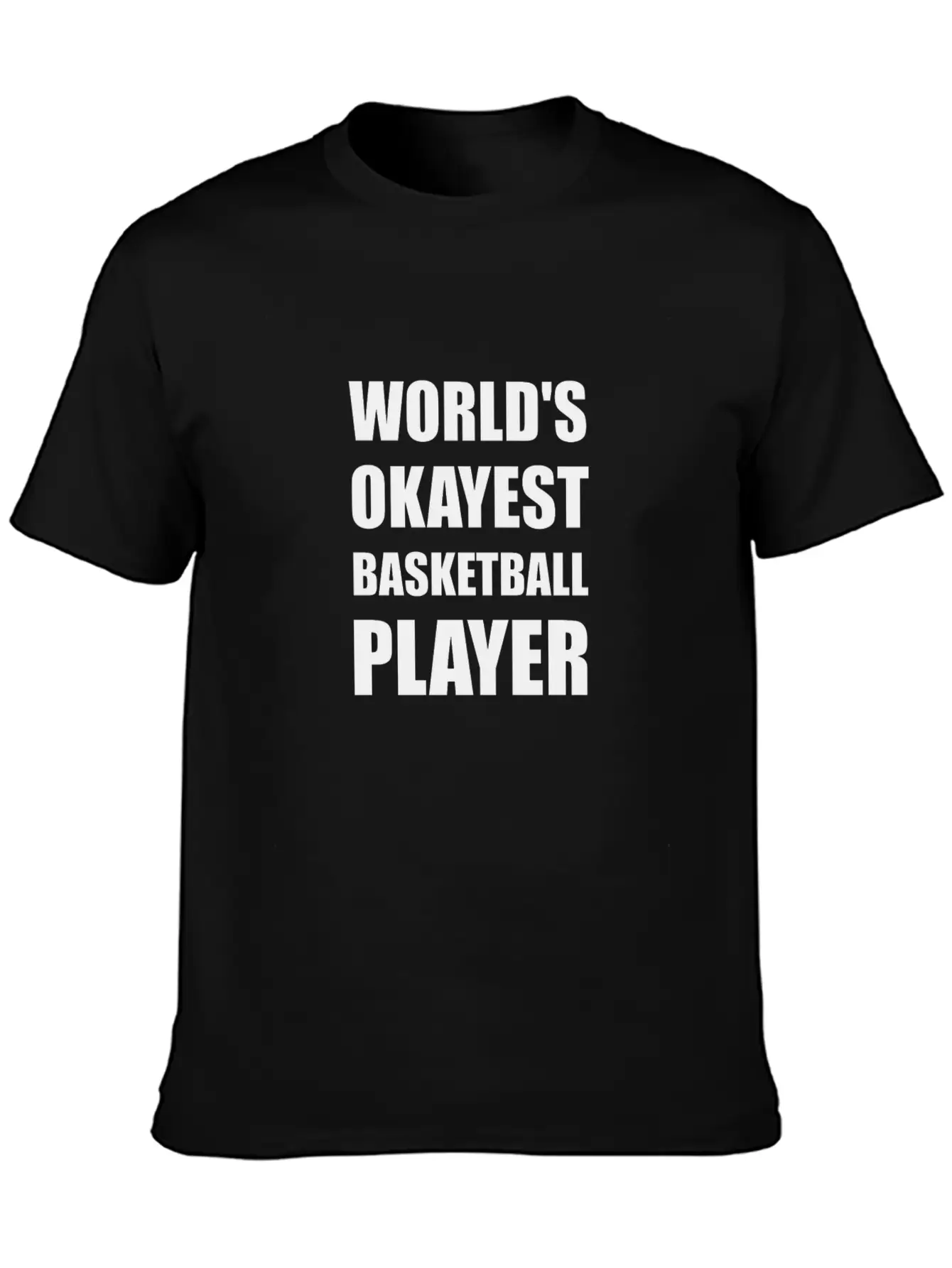 Worlds Okayest Basketball Essential Cotton Tee For Daily Outfits – Unisex Style