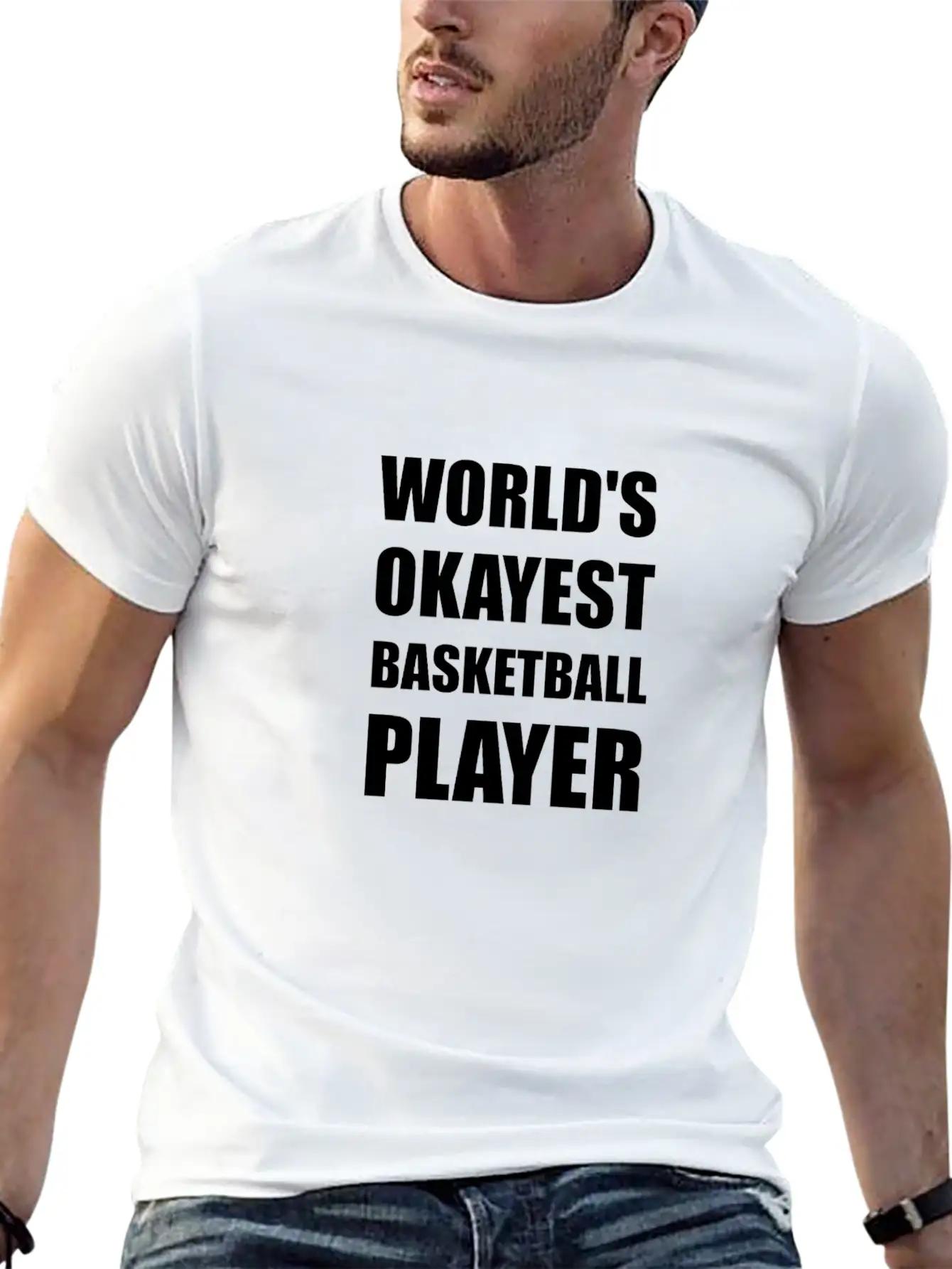 Worlds Okayest Basketball Essential Cotton Tee For Daily Outfits – Unisex Style