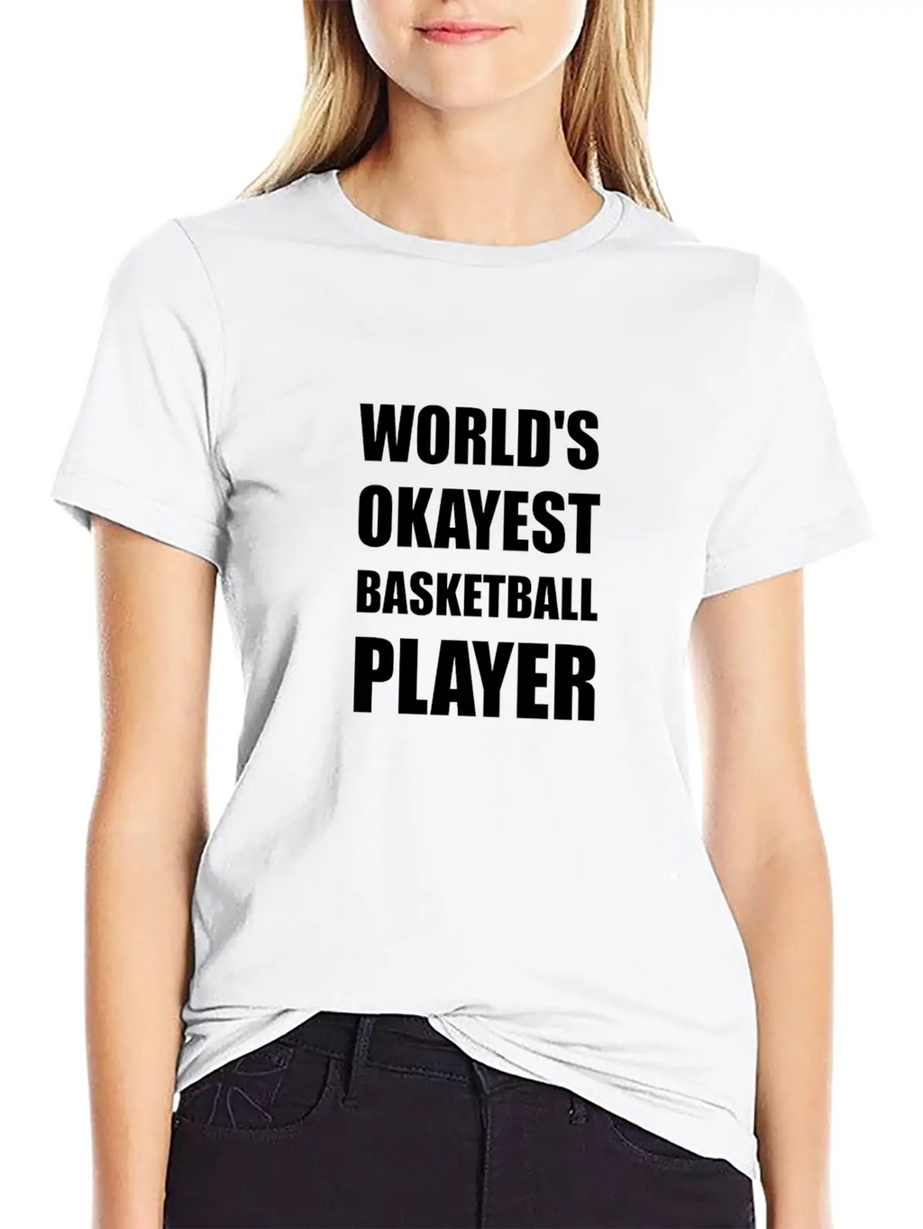 Worlds Okayest Basketball Essential Cotton Tee For Daily Outfits – Unisex Style