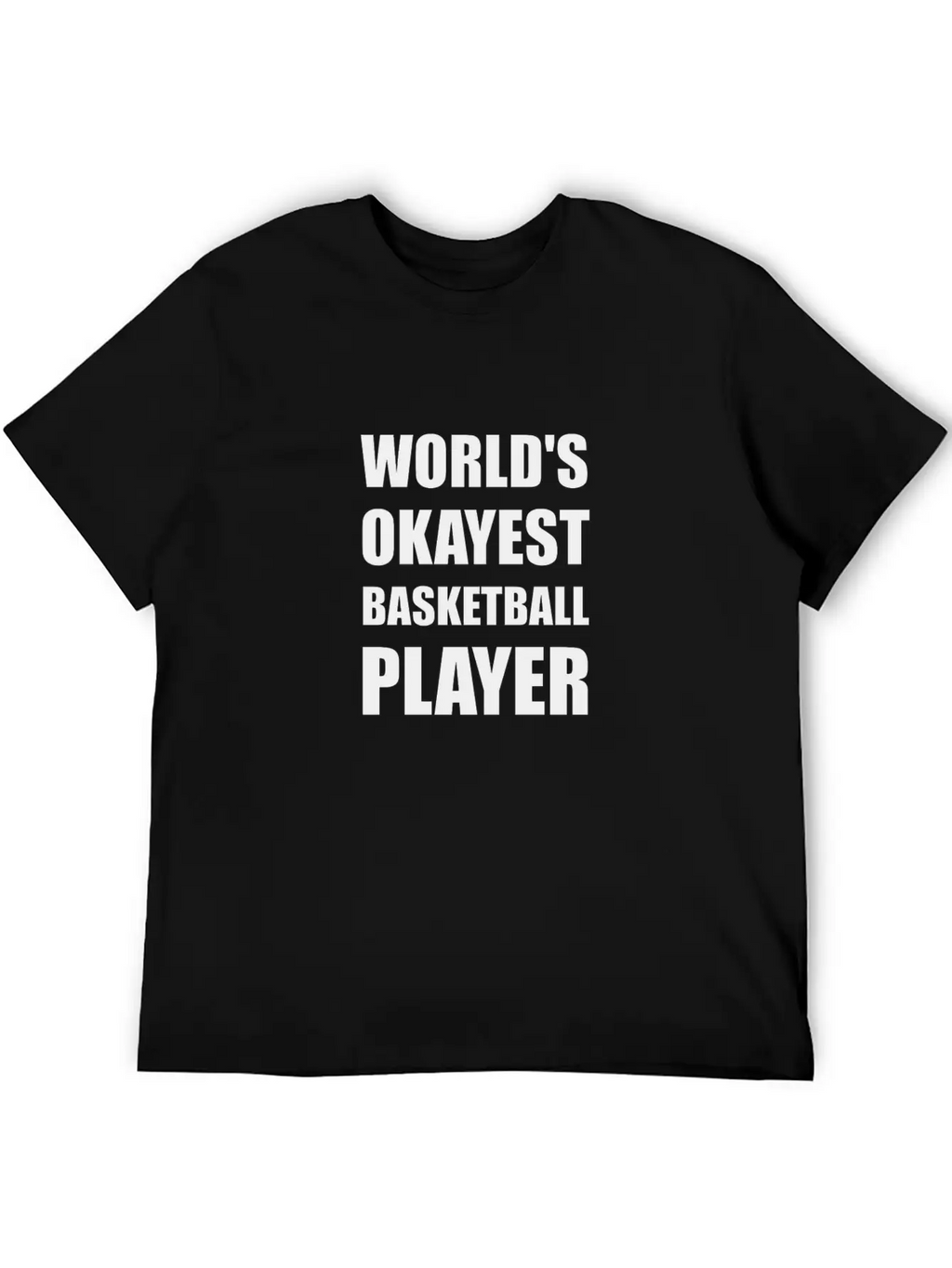 Worlds Okayest Basketball Essential Cotton Tee For Daily Outfits – Unisex Style