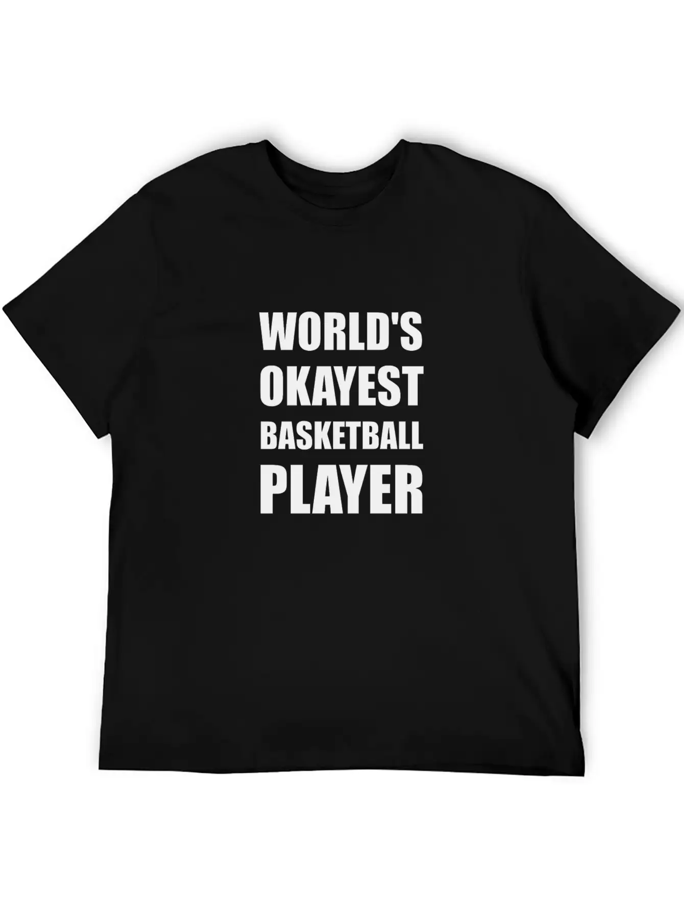 Worlds Okayest Basketball Essential Cotton Tee For Daily Outfits – Unisex Style