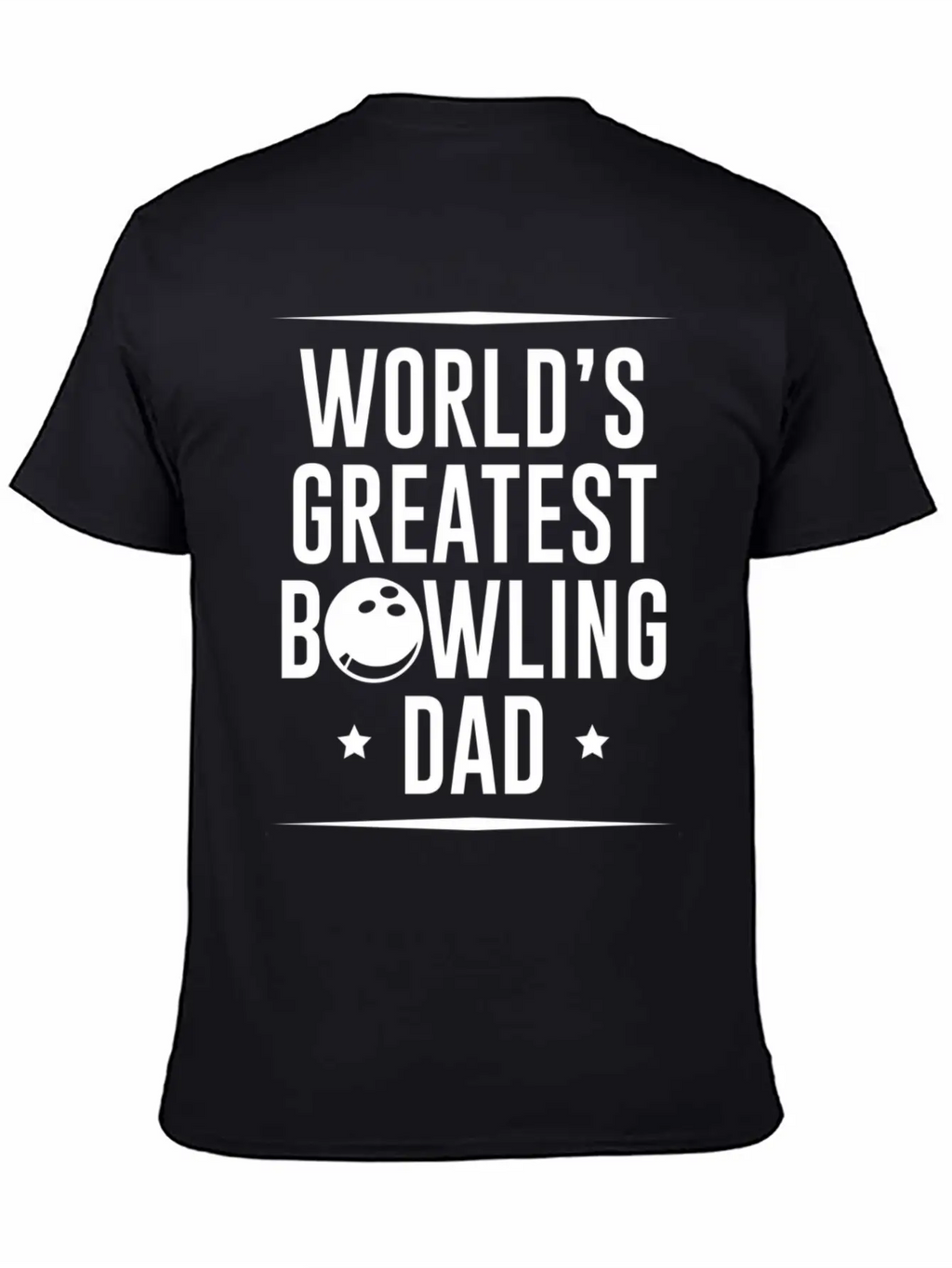 Worlds Okayest Bowling Dad Unisex Casual T-Shirt – Clean Design For Daily Comfort