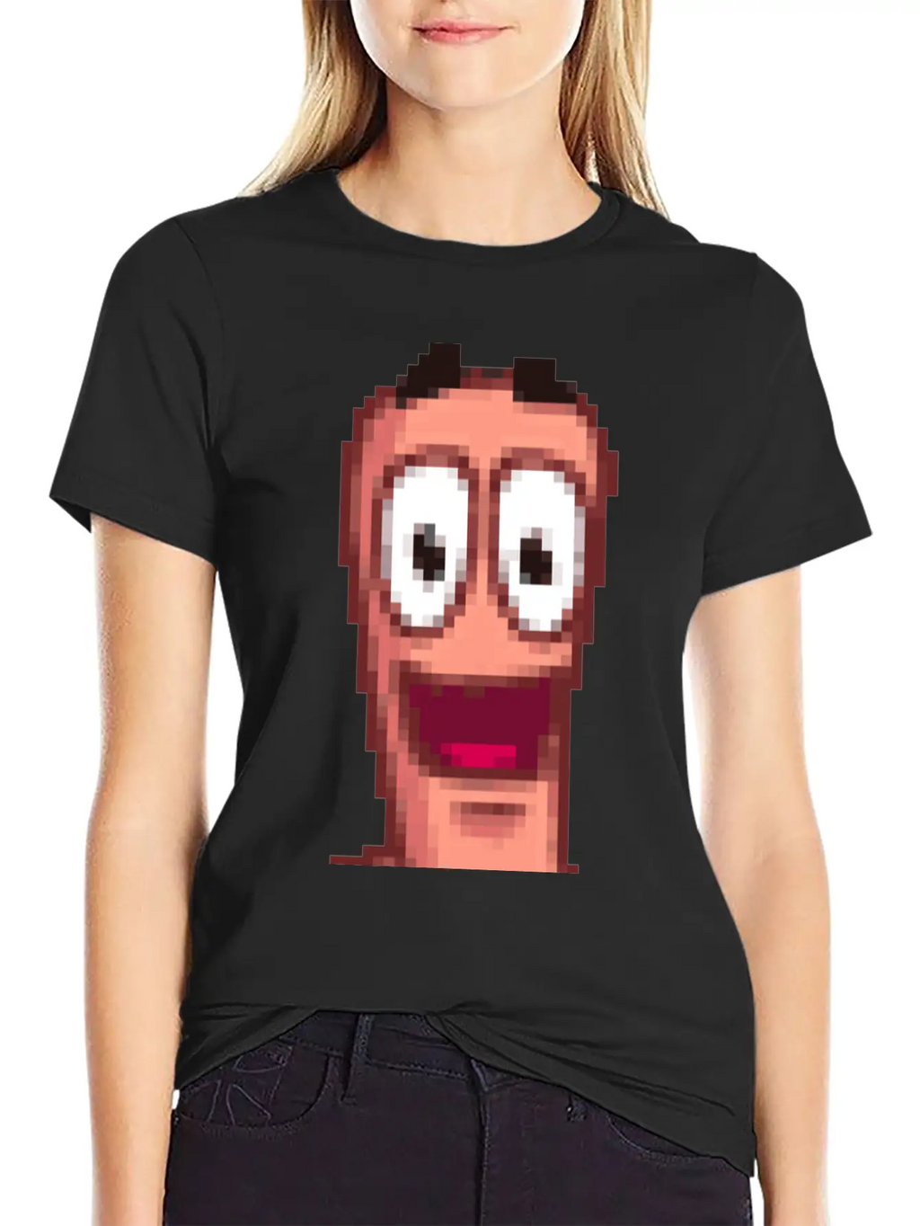 Worms Breathable Soft Cotton T-Shirt – Timeless Casual Look