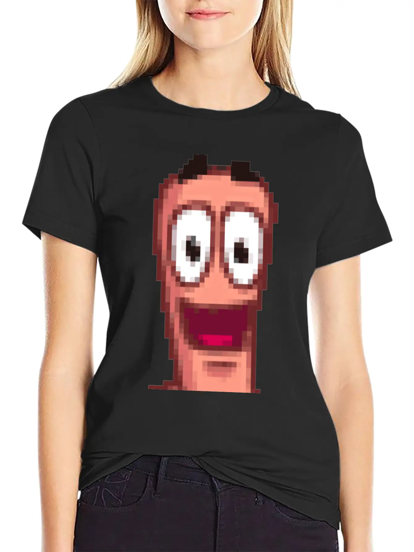 Worms Breathable Soft Cotton T-Shirt – Timeless Casual Look