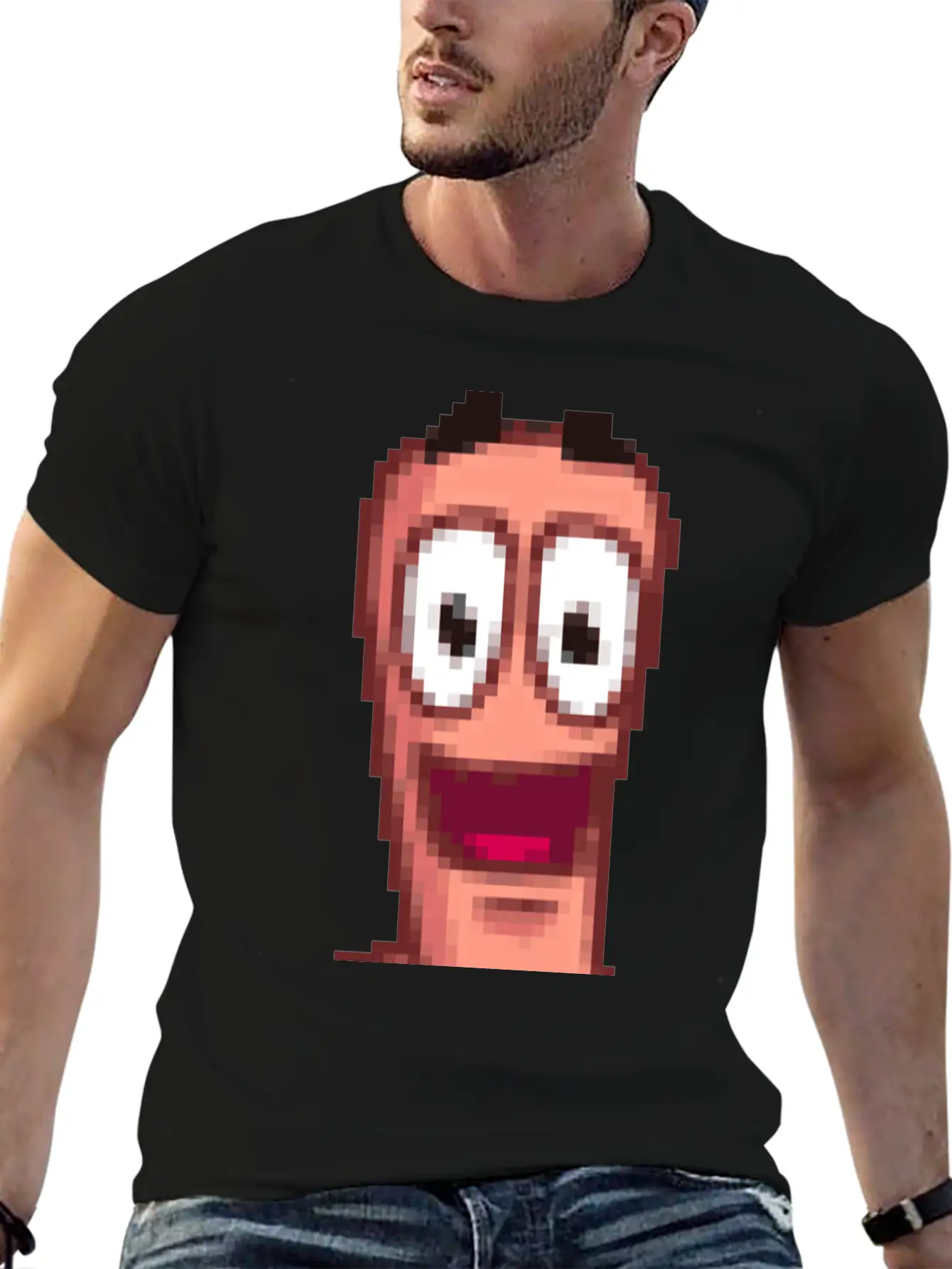 Worms Breathable Soft Cotton T-Shirt – Timeless Casual Look