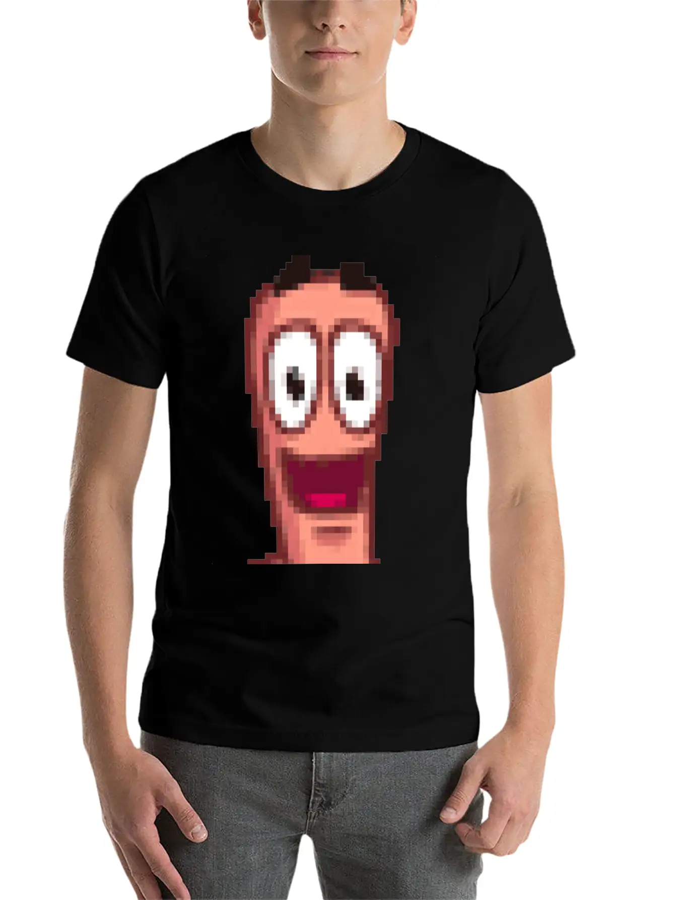Worms Breathable Soft Cotton T-Shirt – Timeless Casual Look
