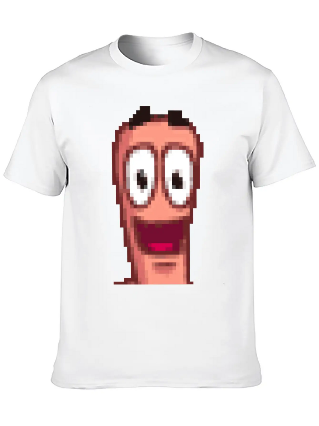 Worms Breathable Soft Cotton T-Shirt – Timeless Casual Look
