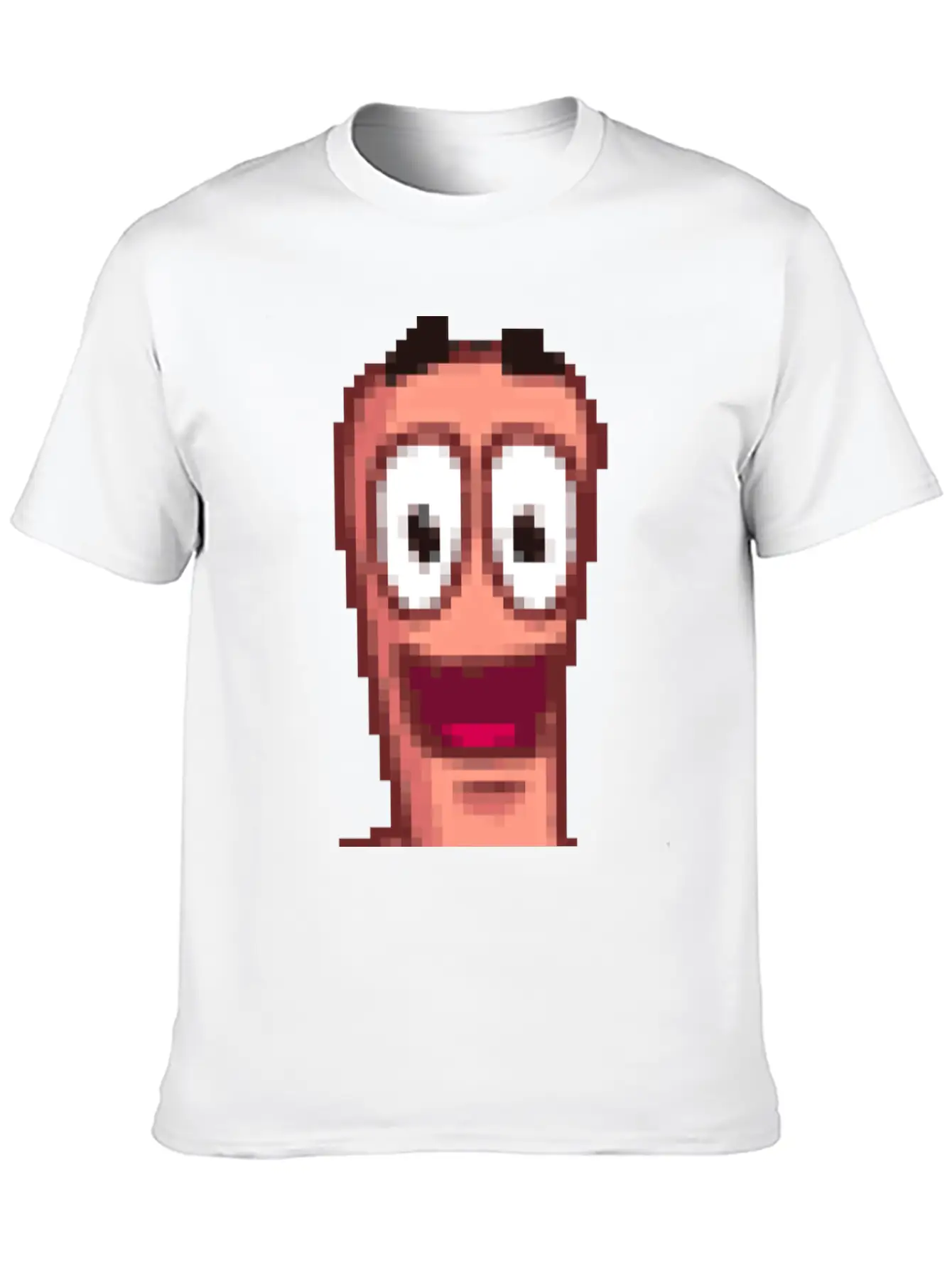 Worms Breathable Soft Cotton T-Shirt – Timeless Casual Look