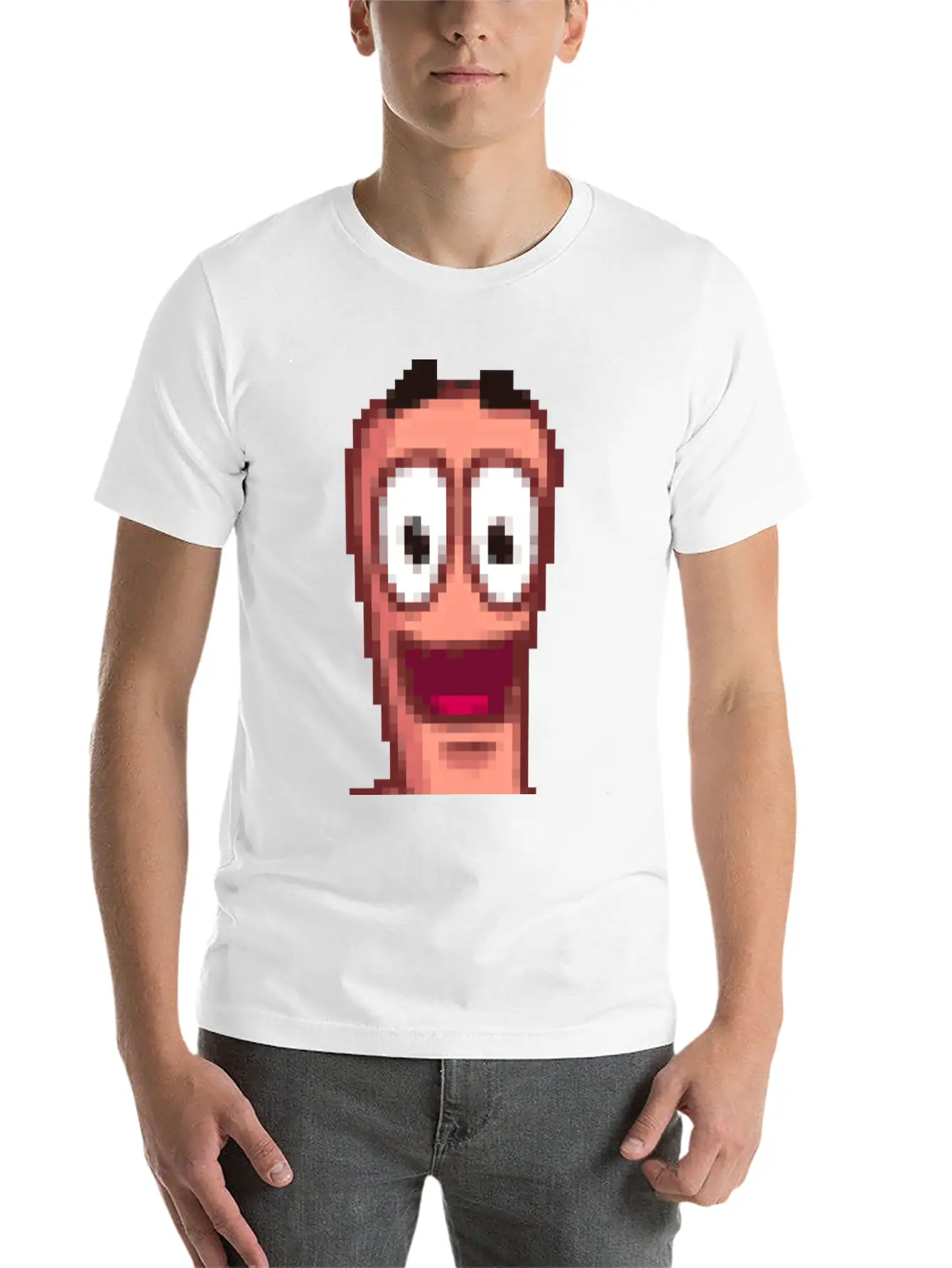 Worms Breathable Soft Cotton T-Shirt – Timeless Casual Look