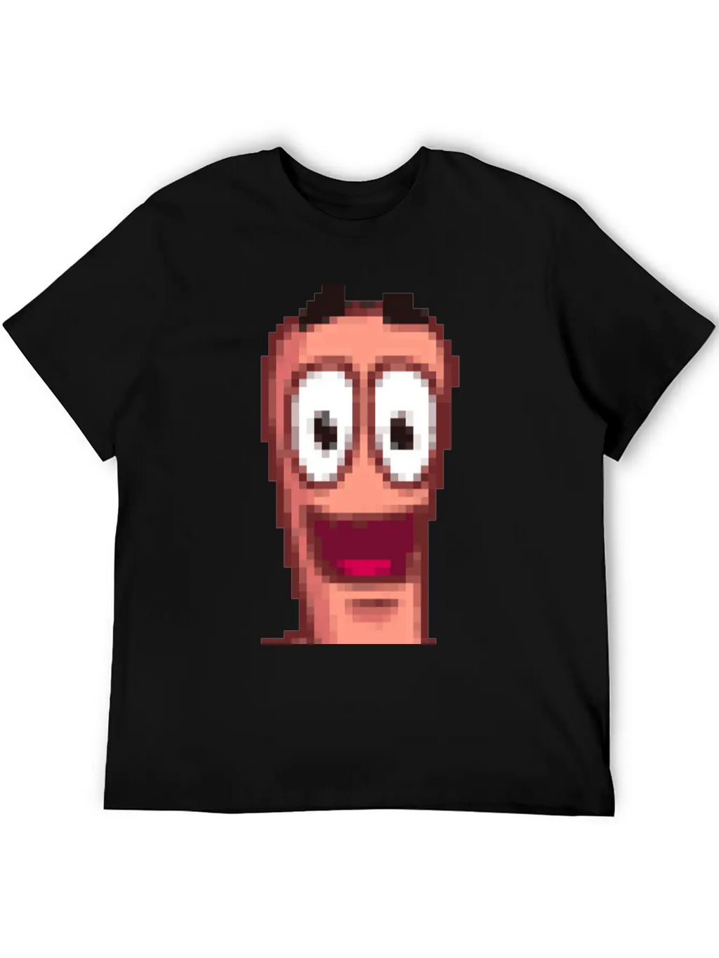 Worms Breathable Soft Cotton T-Shirt – Timeless Casual Look