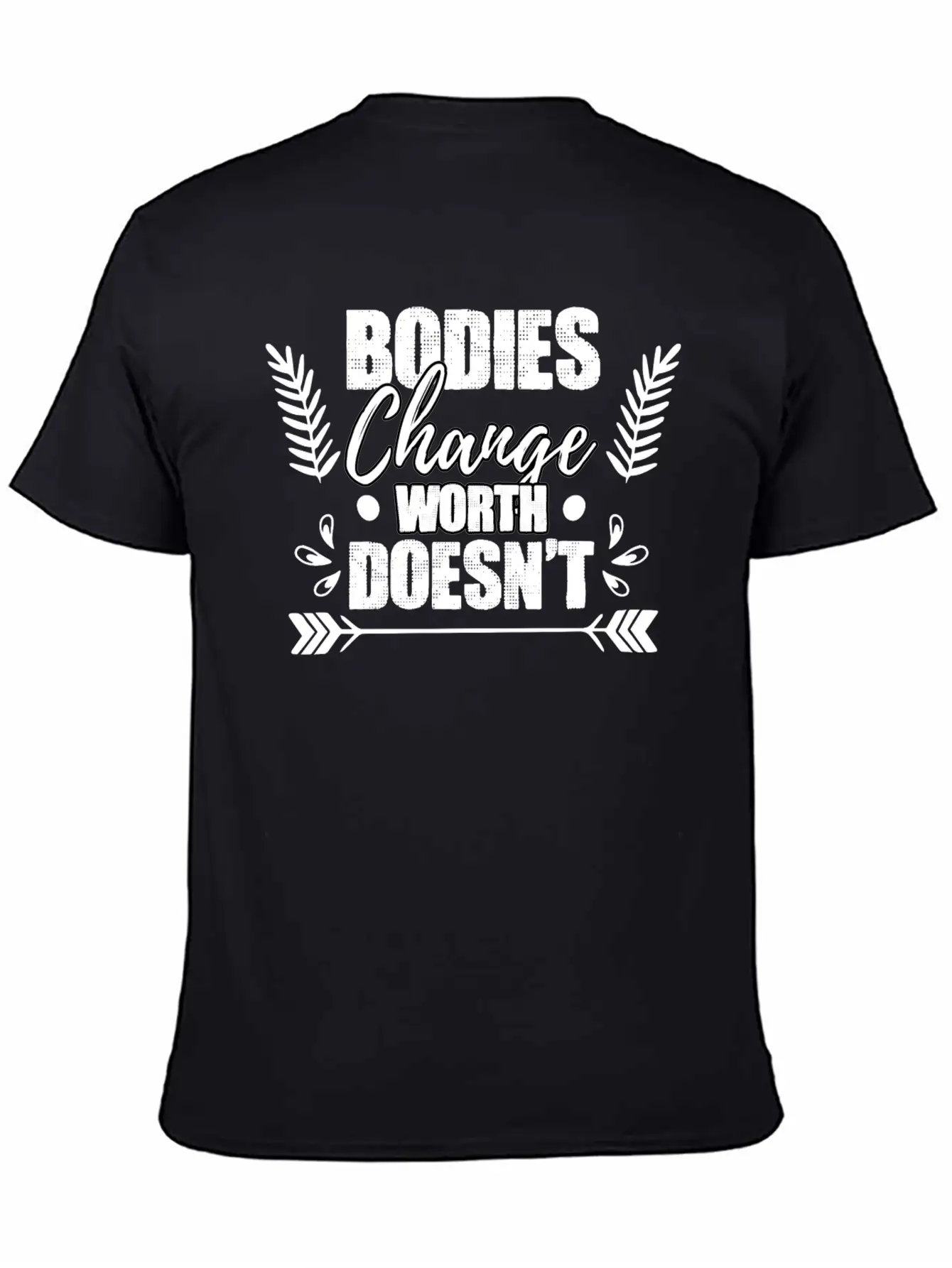 Worth Manifestation Positive Mindfulness For An Unisex Short Sleeve Soft Cotton T-Shirt – Casual Everyday Wear