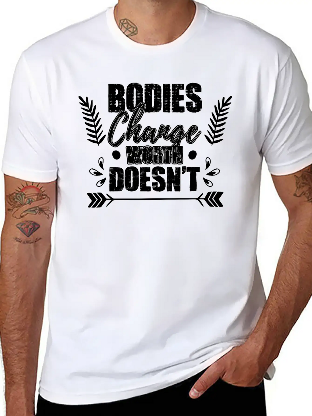 Worth Manifestation Positive Mindfulness For An Unisex Short Sleeve Soft Cotton T-Shirt – Casual Everyday Wear