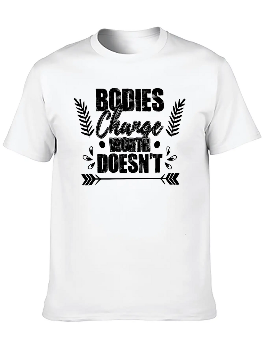 Worth Manifestation Positive Mindfulness For An Unisex Short Sleeve Soft Cotton T-Shirt – Casual Everyday Wear