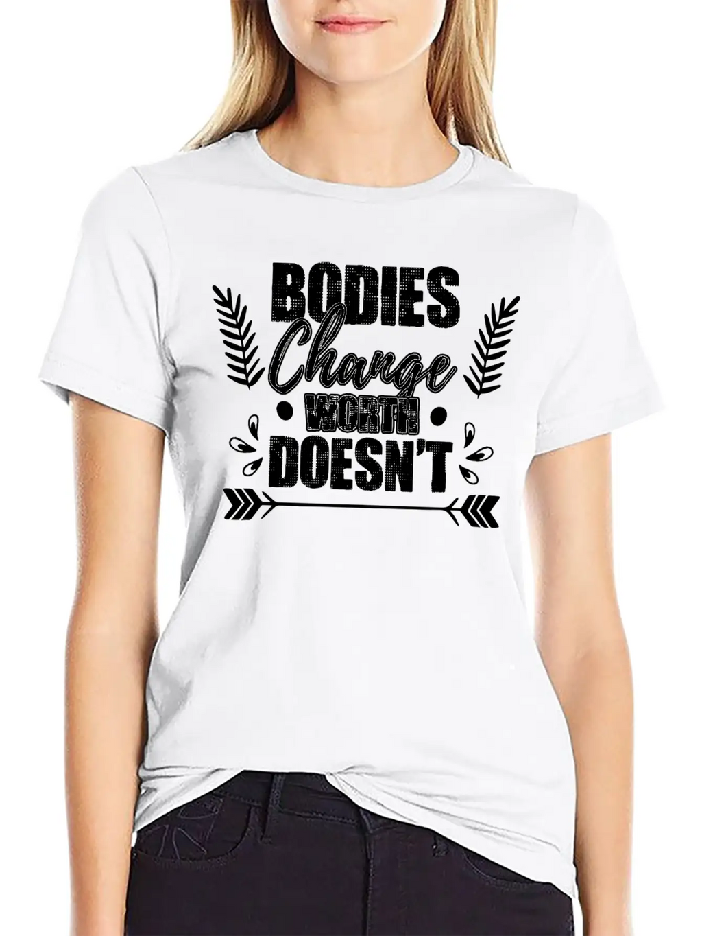 Worth Manifestation Positive Mindfulness For An Unisex Short Sleeve Soft Cotton T-Shirt – Casual Everyday Wear