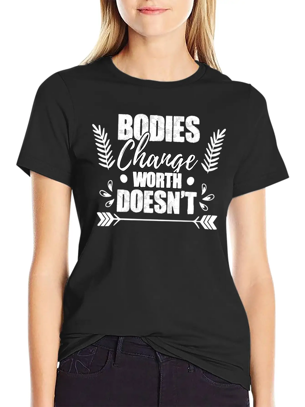 Worth Manifestation Positive Mindfulness For An Unisex Short Sleeve Soft Cotton T-Shirt – Casual Everyday Wear