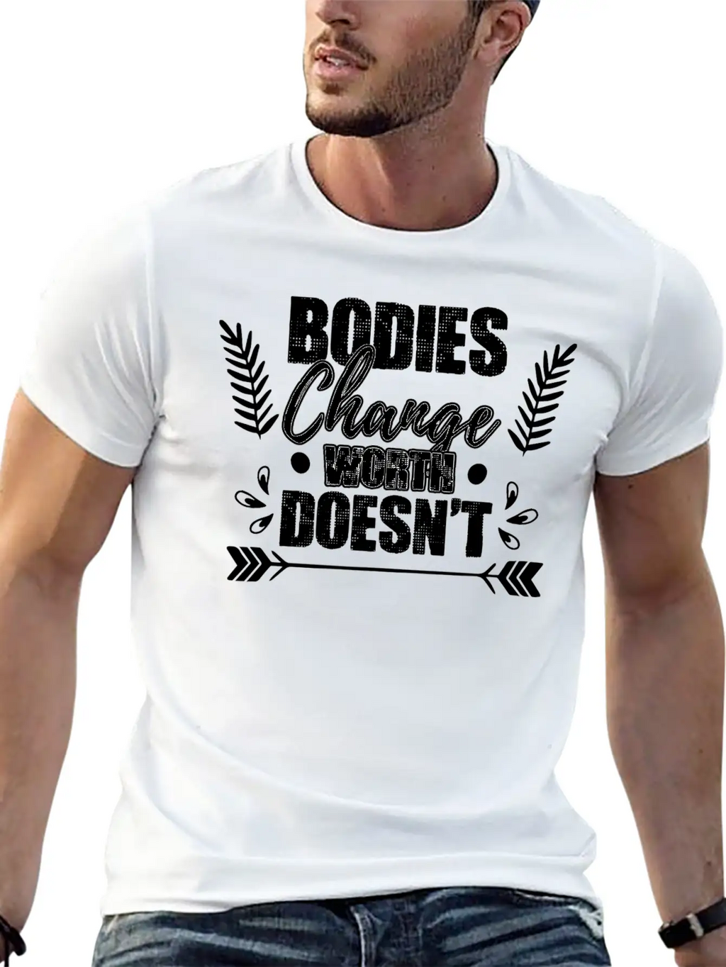 Worth Manifestation Positive Mindfulness For An Unisex Short Sleeve Soft Cotton T-Shirt – Casual Everyday Wear