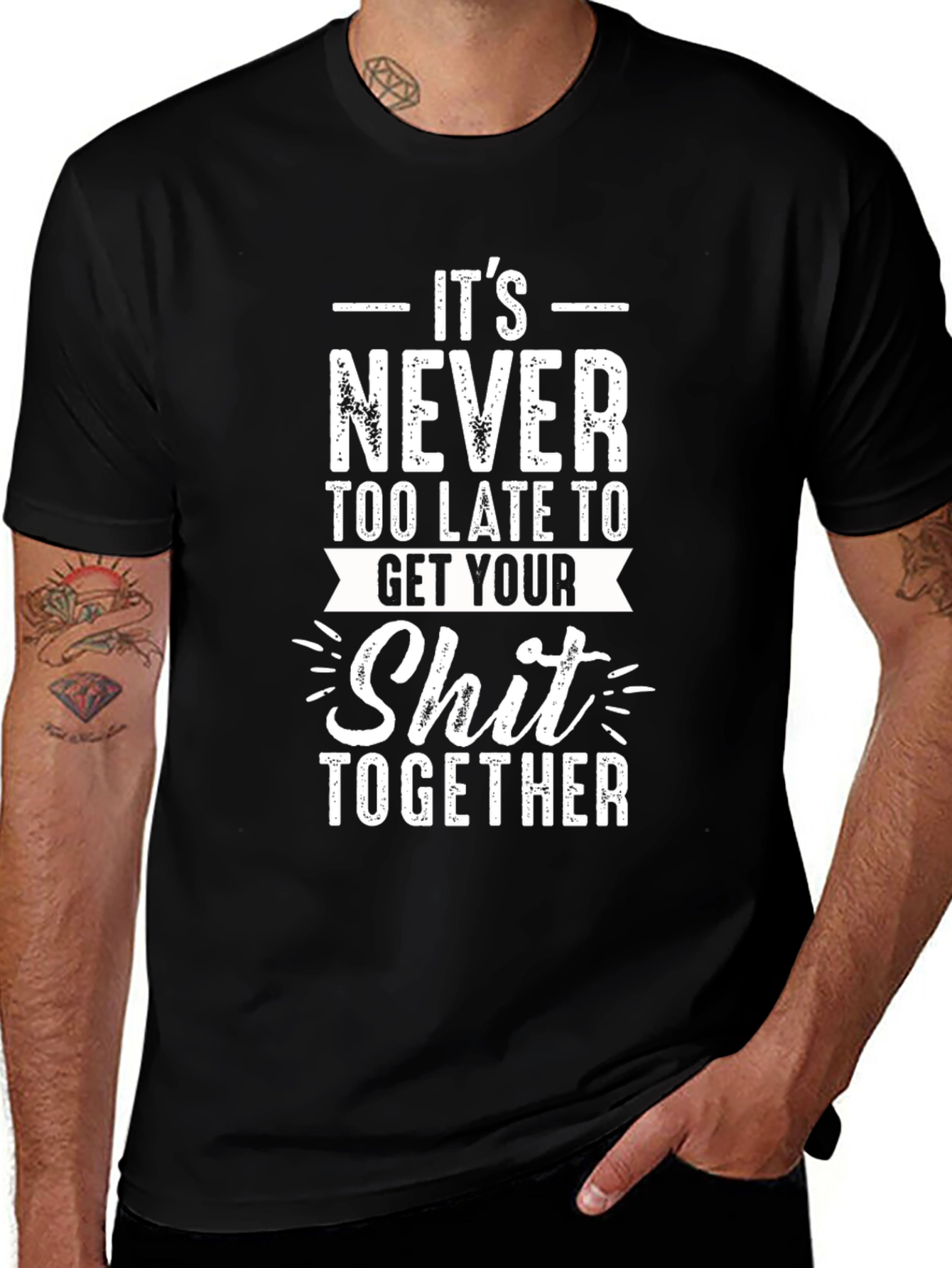 Its Never Too Late Graphic T-Shirt