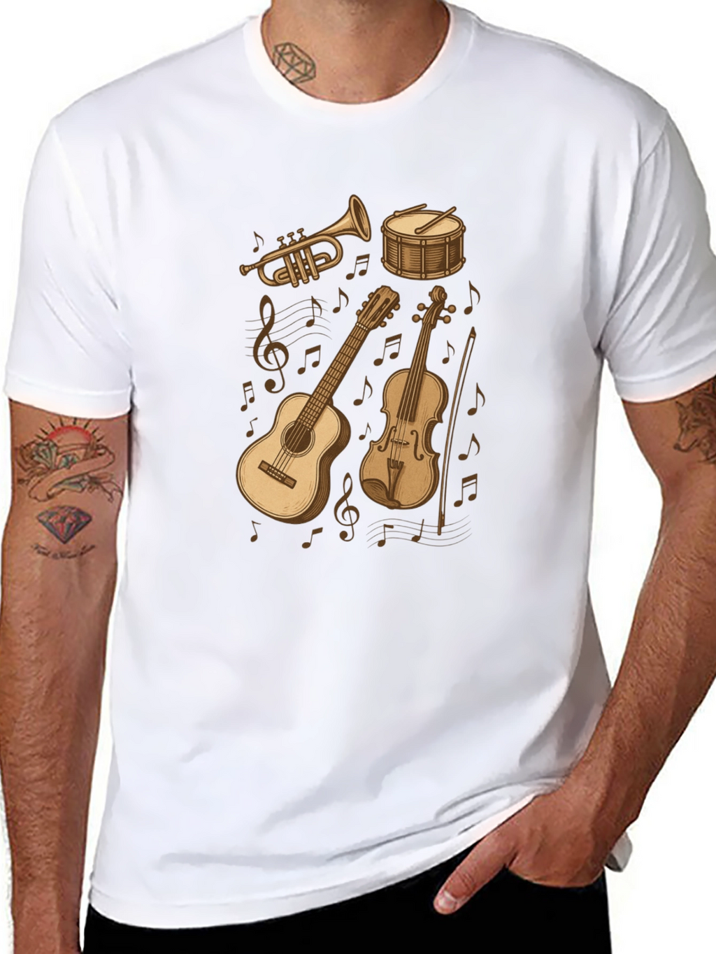 Musical Instrument Graphic Tee