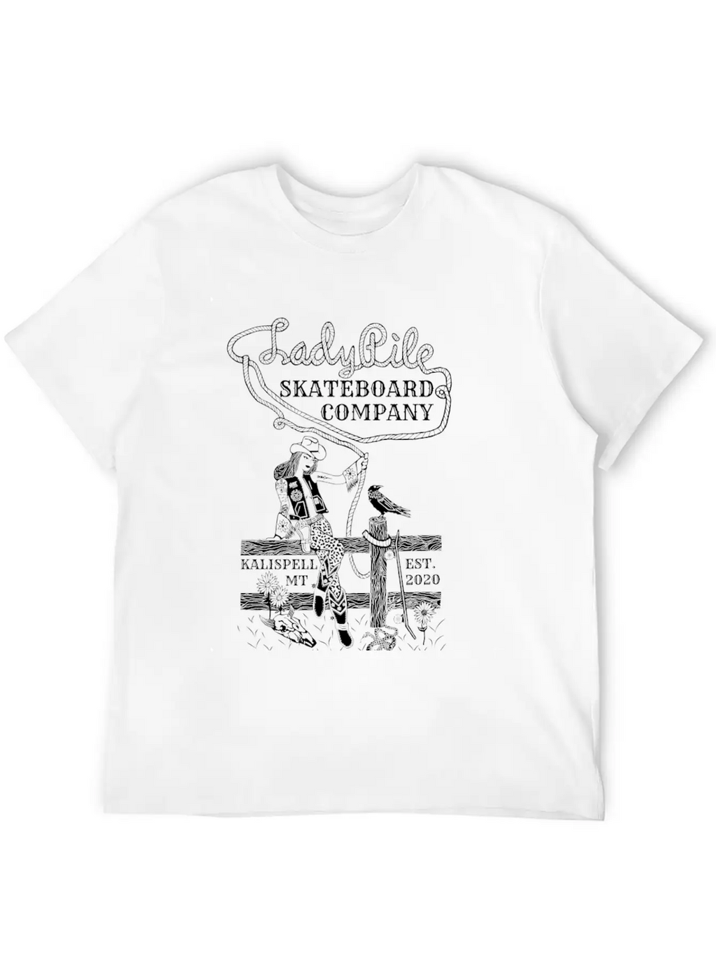 Wranglin" Unisex Casual T-Shirt – Clean Design For Daily Comfort