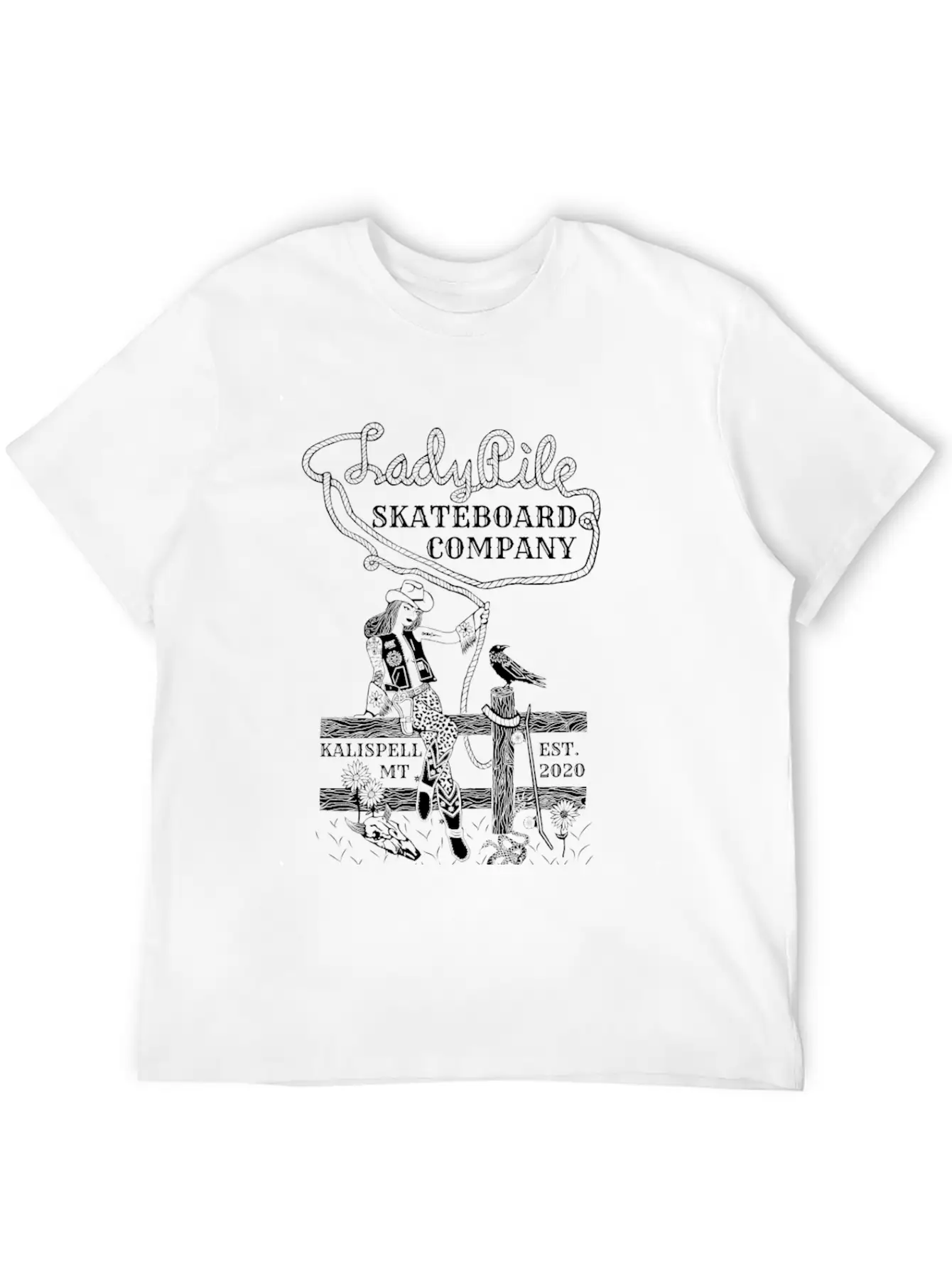 Wranglin" Unisex Casual T-Shirt – Clean Design For Daily Comfort