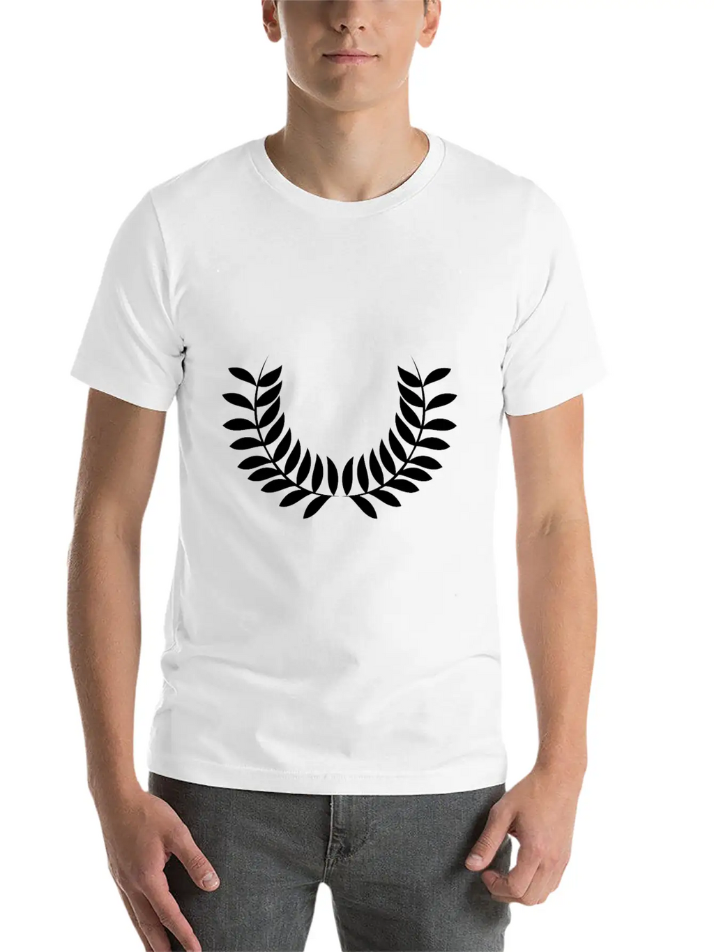 Wreath Unisex Casual T-Shirt – Clean Design For Daily Comfort