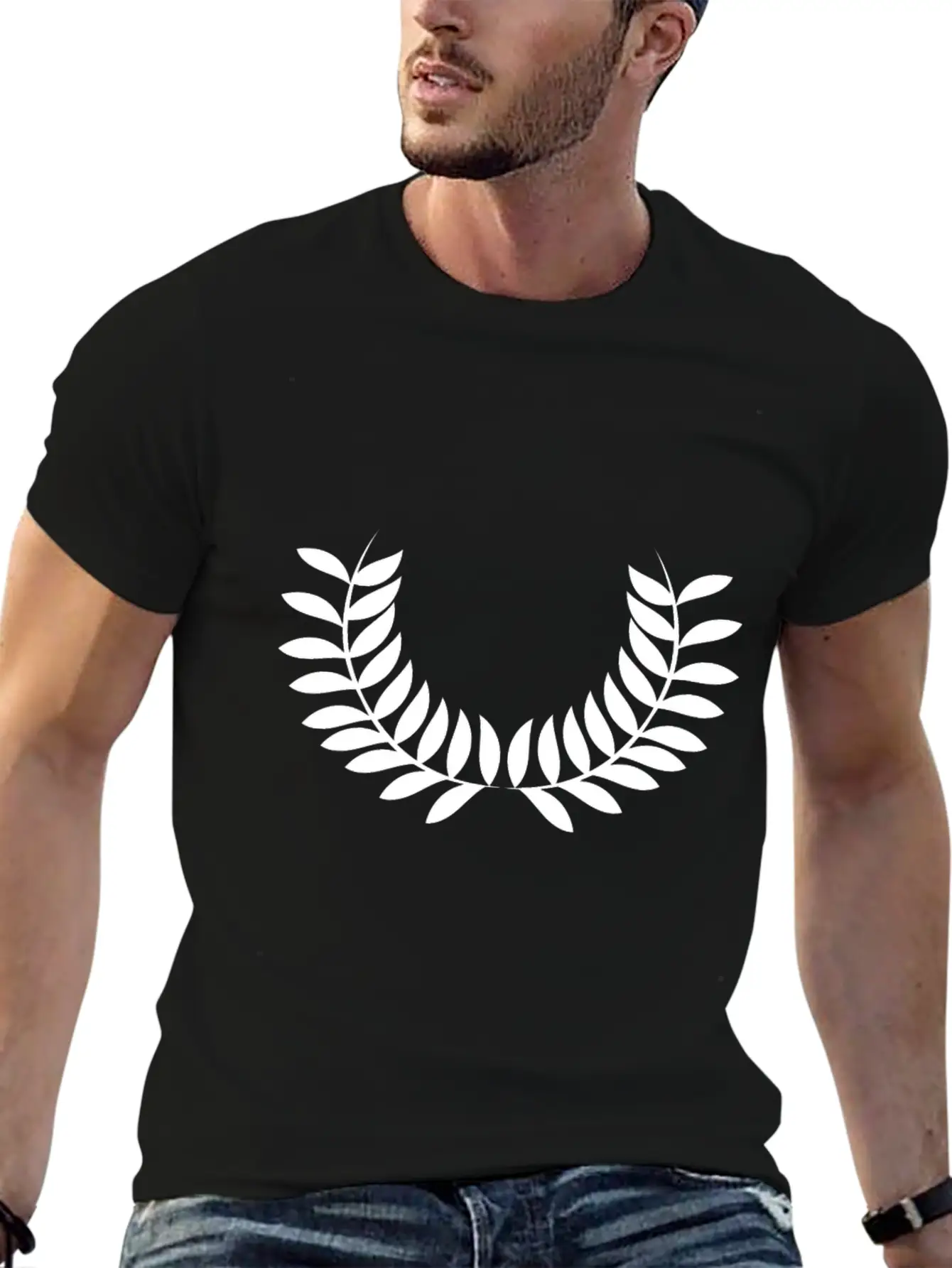 Wreath Unisex Casual T-Shirt – Clean Design For Daily Comfort