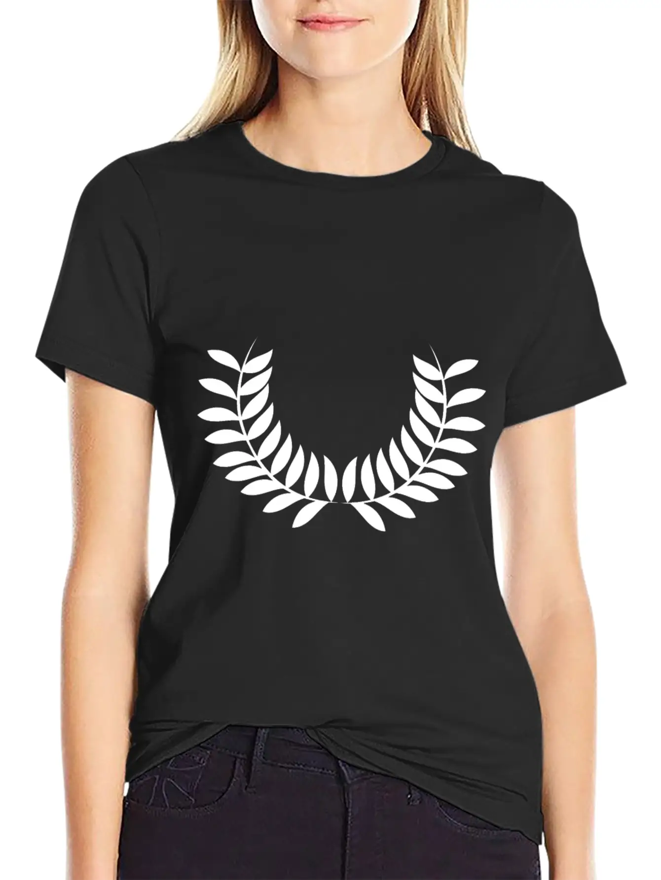 Wreath Unisex Casual T-Shirt – Clean Design For Daily Comfort