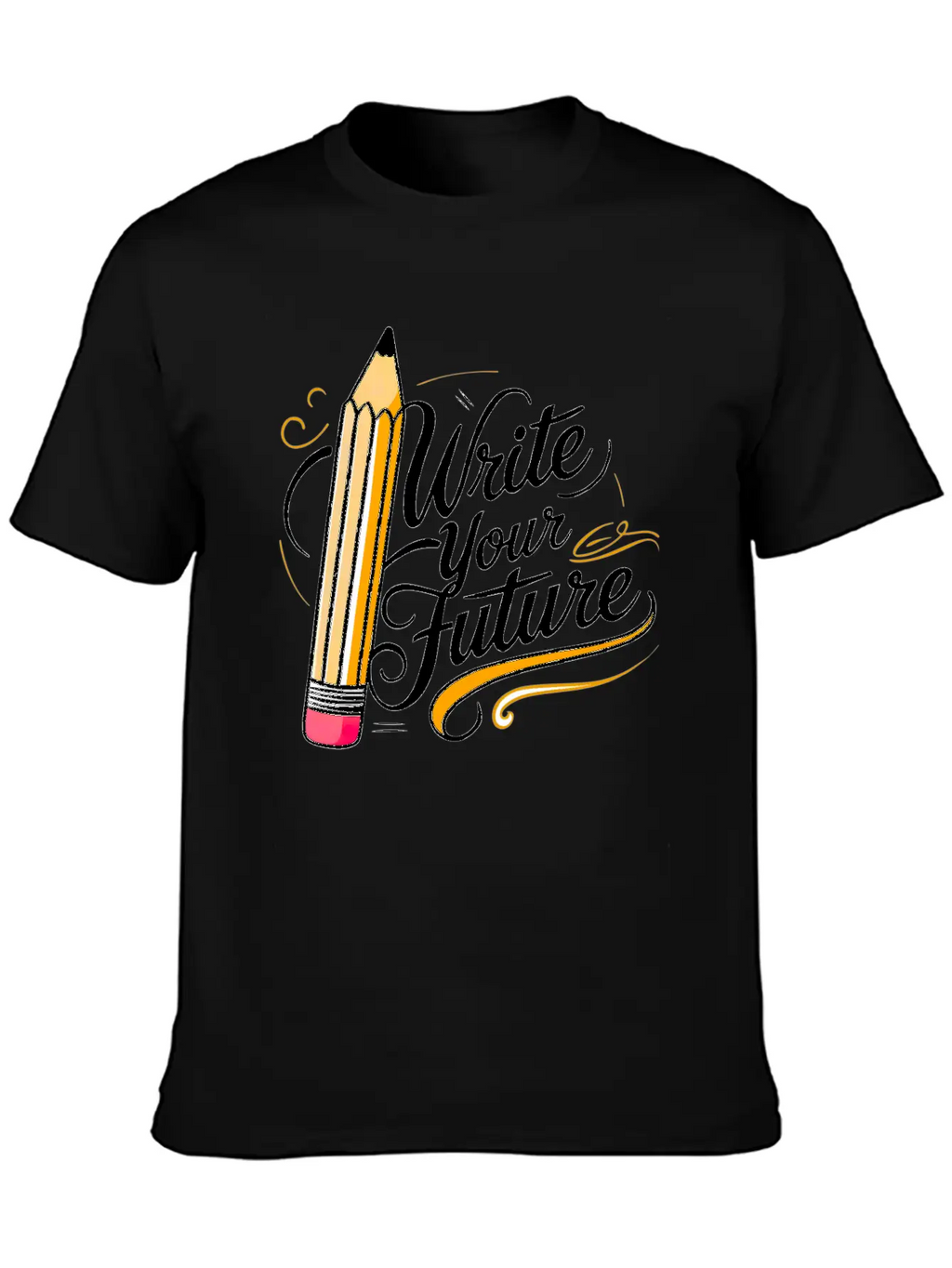 Write Your Future Breathable Soft Cotton T-Shirt – Timeless Casual Look