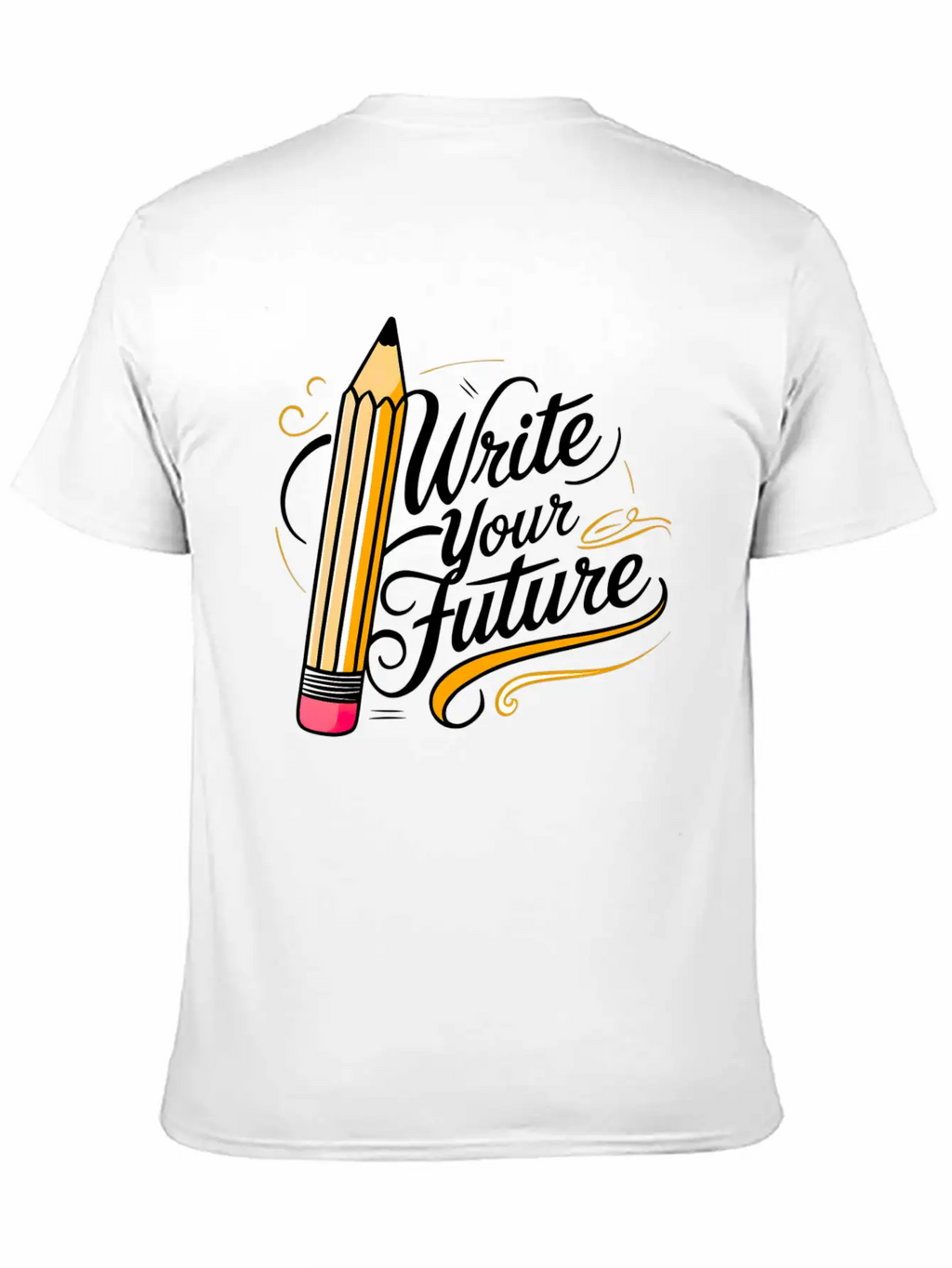 Write Your Future Breathable Soft Cotton T-Shirt – Timeless Casual Look