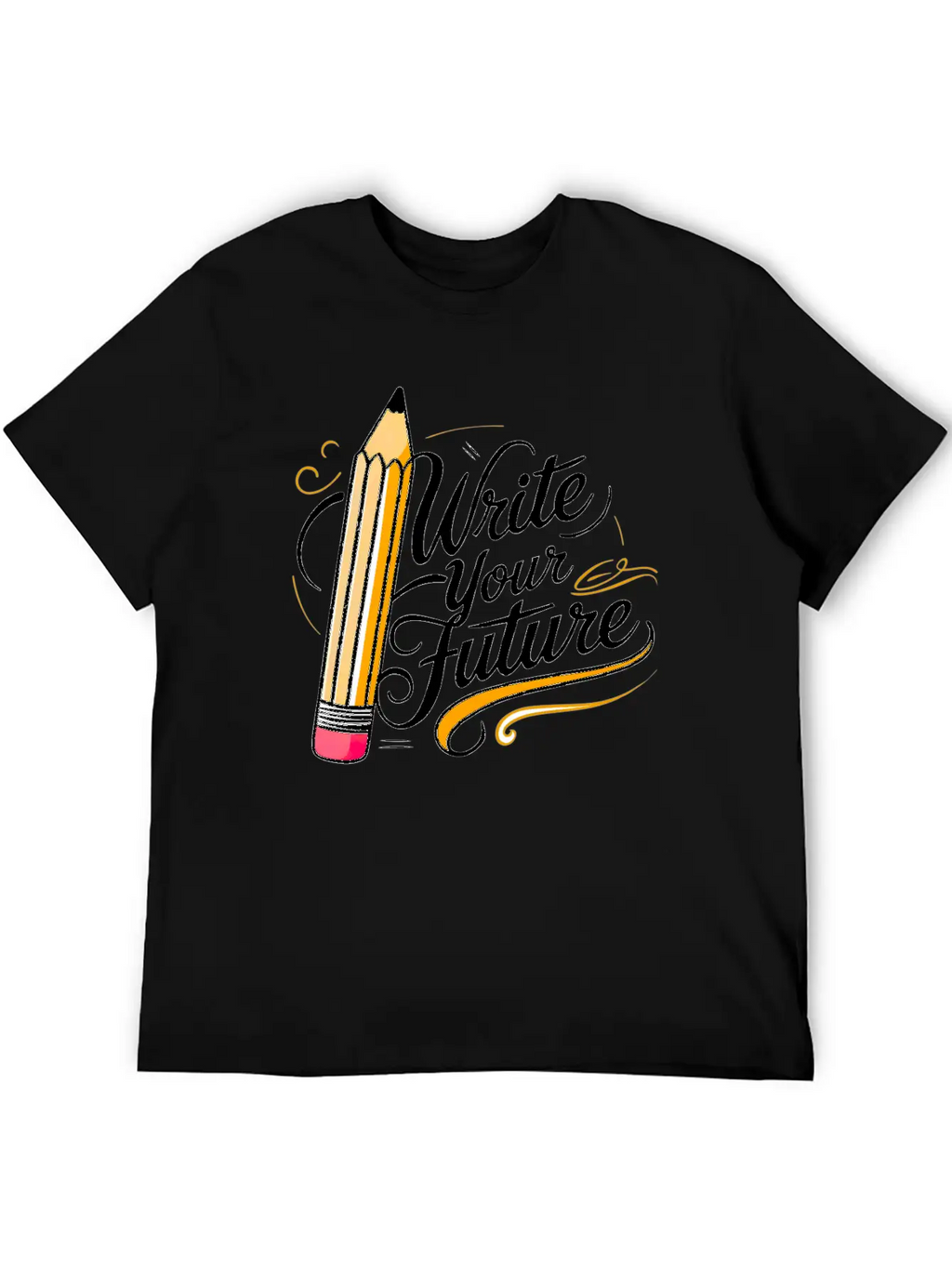 Write Your Future Breathable Soft Cotton T-Shirt – Timeless Casual Look
