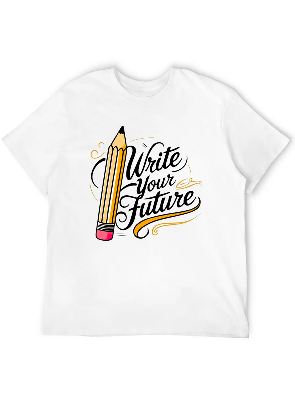 Write Your Future Breathable Soft Cotton T-Shirt – Timeless Casual Look