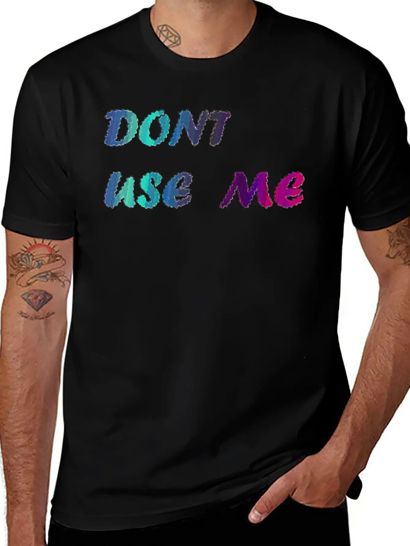 Writing Design Casual Graphic T-Shirt – Simple And Comfortable Daily Wear