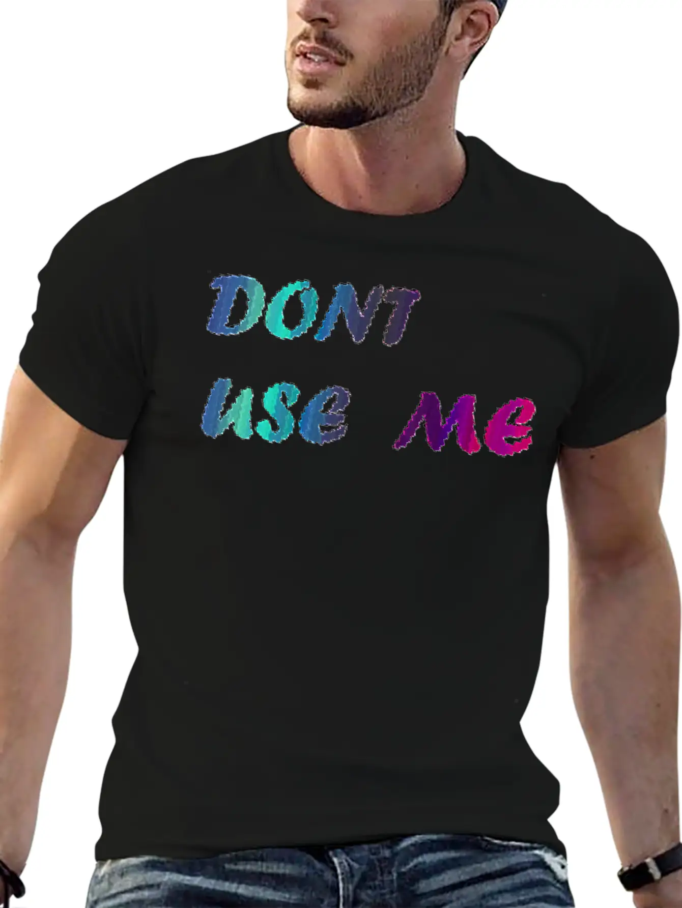 Writing Design Casual Graphic T-Shirt – Simple And Comfortable Daily Wear