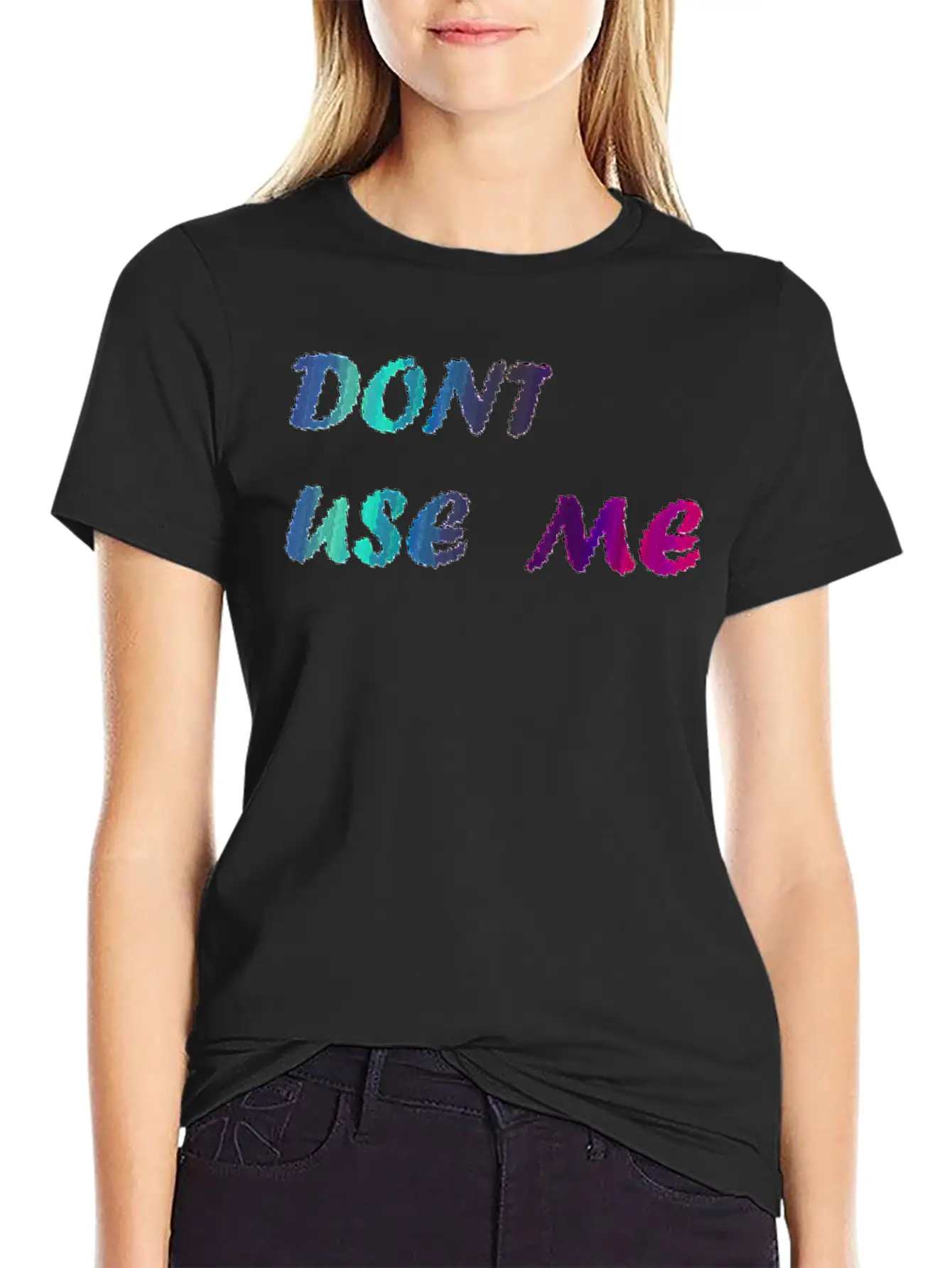 Writing Design Casual Graphic T-Shirt – Simple And Comfortable Daily Wear