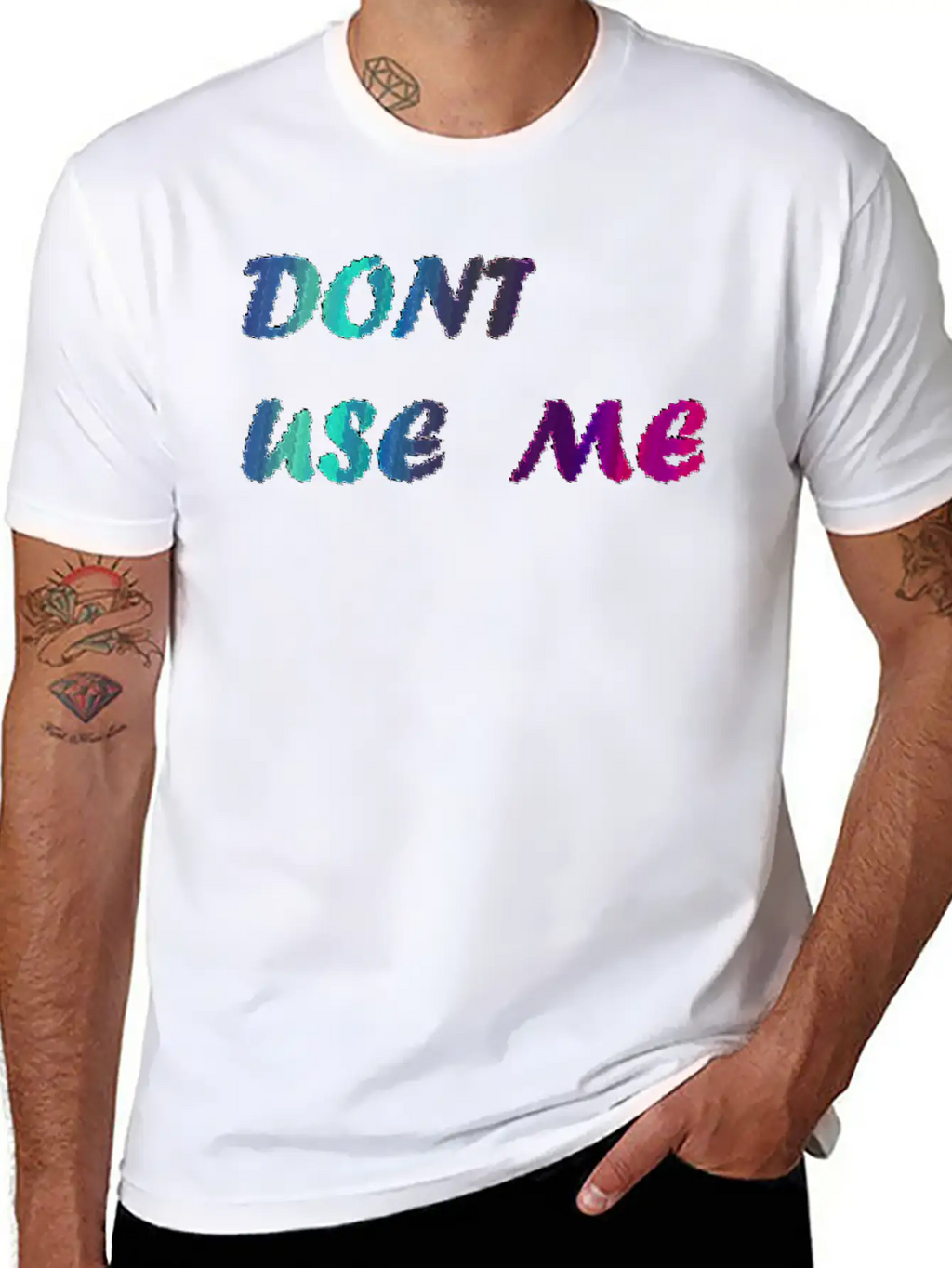 Writing Design Casual Graphic T-Shirt – Simple And Comfortable Daily Wear
