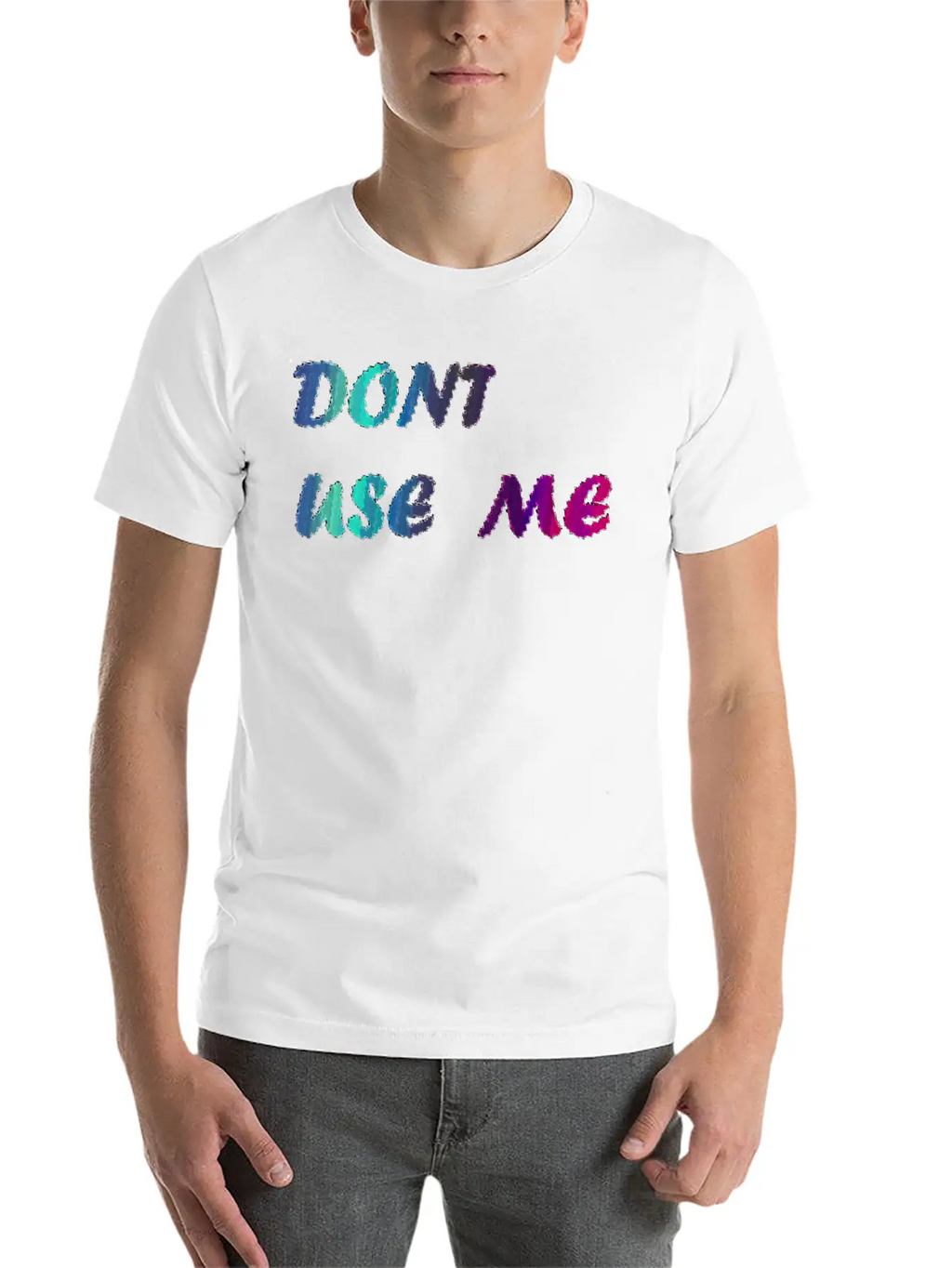 Writing Design Casual Graphic T-Shirt – Simple And Comfortable Daily Wear