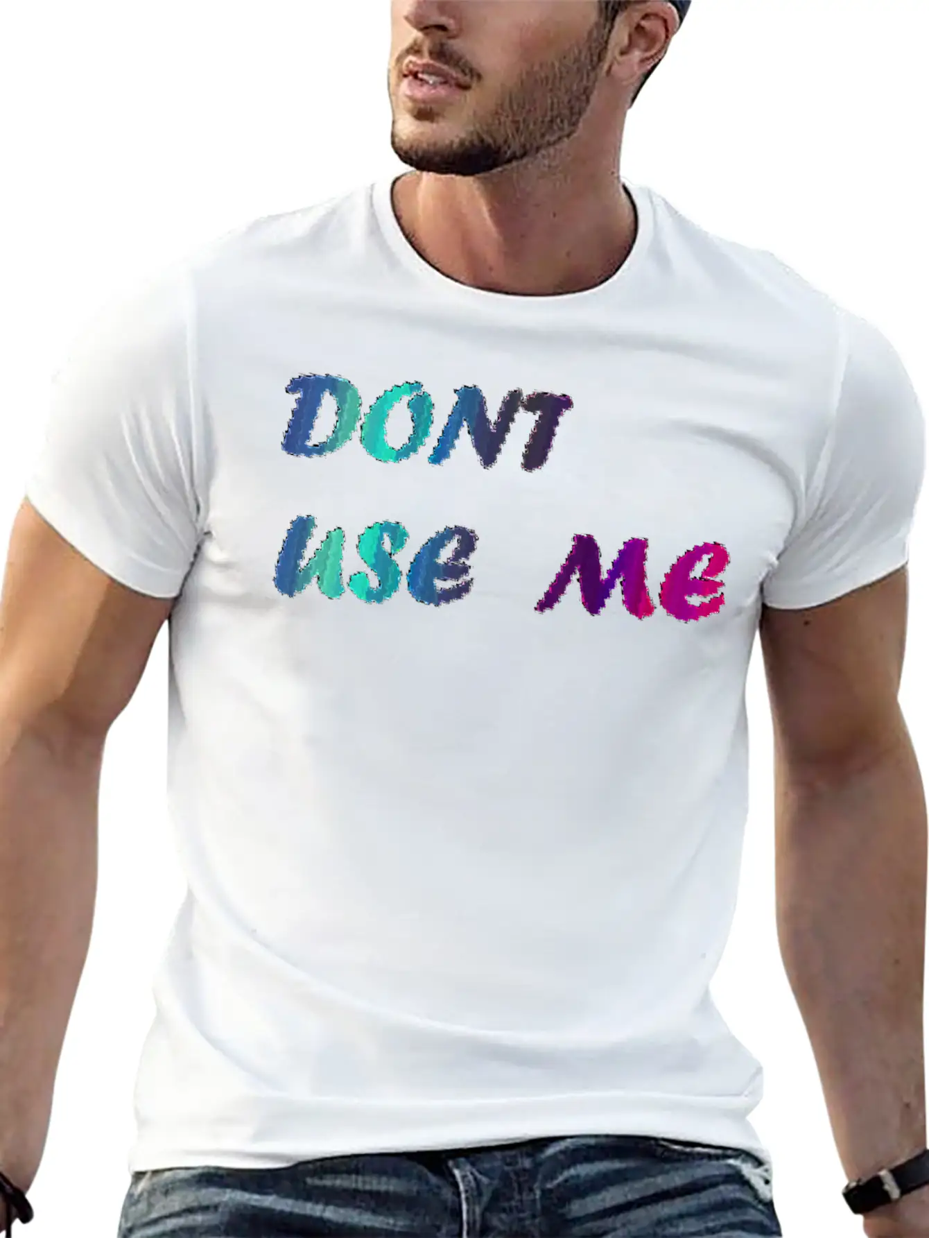 Writing Design Casual Graphic T-Shirt – Simple And Comfortable Daily Wear