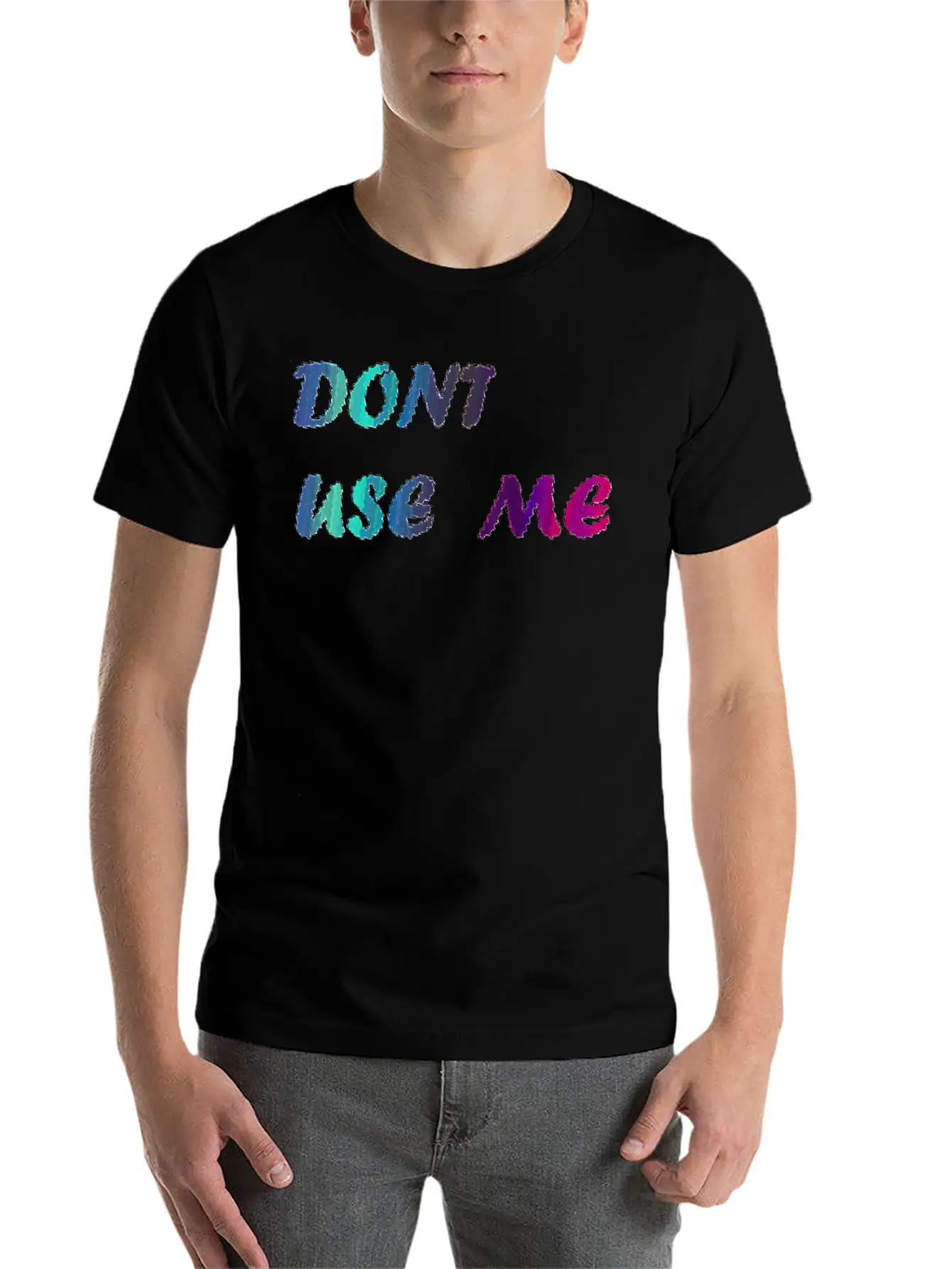 Writing Design Casual Graphic T-Shirt – Simple And Comfortable Daily Wear