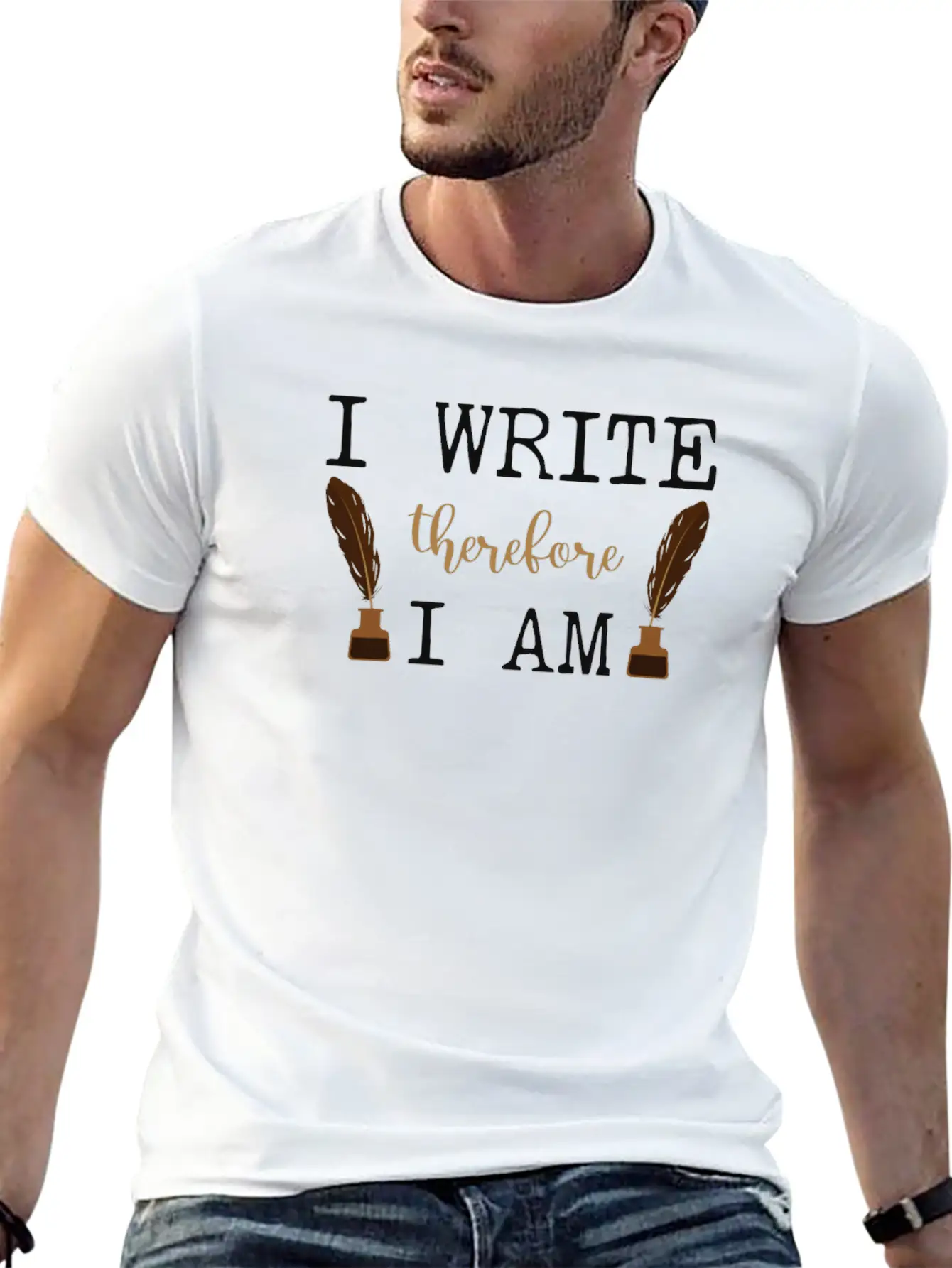 Writing Novel Writer & Published Casual Graphic T-Shirt – Simple And Comfortable Daily Wear
