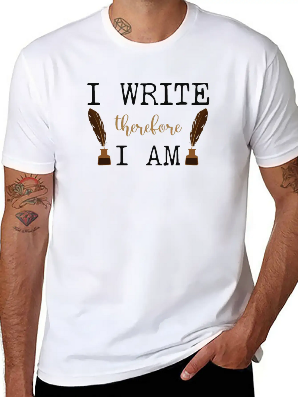 Writing Novel Writer & Published Casual Graphic T-Shirt – Simple And Comfortable Daily Wear