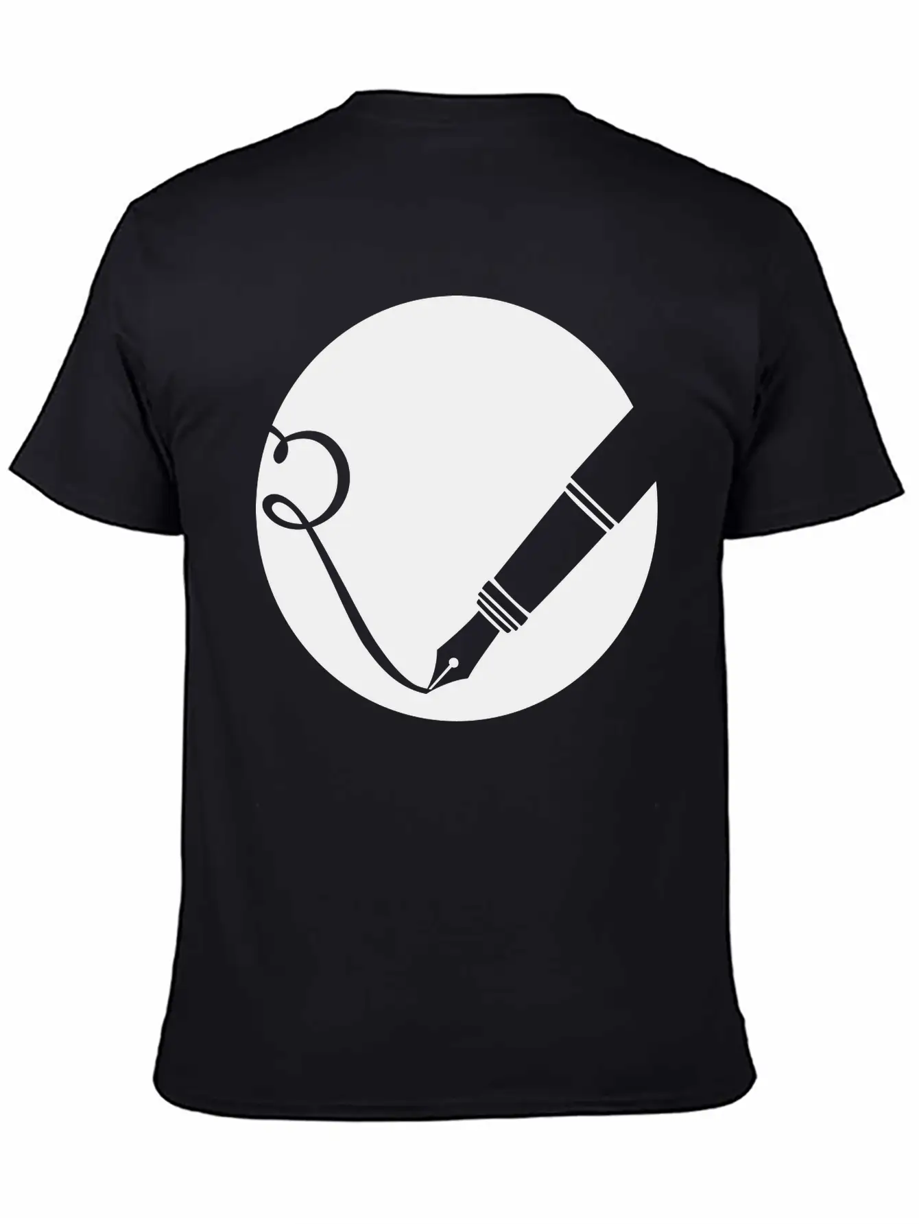 Writing Pen Icon Classic Fit Graphic Tee For Daily Comfort – Unisex Cotton Shirt