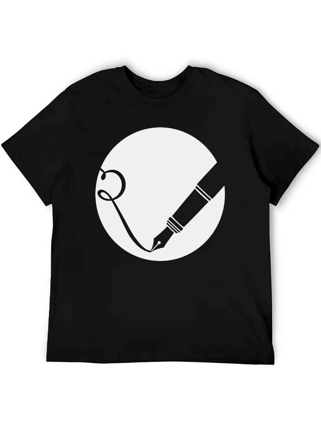 Writing Pen Icon Classic Fit Graphic Tee For Daily Comfort – Unisex Cotton Shirt