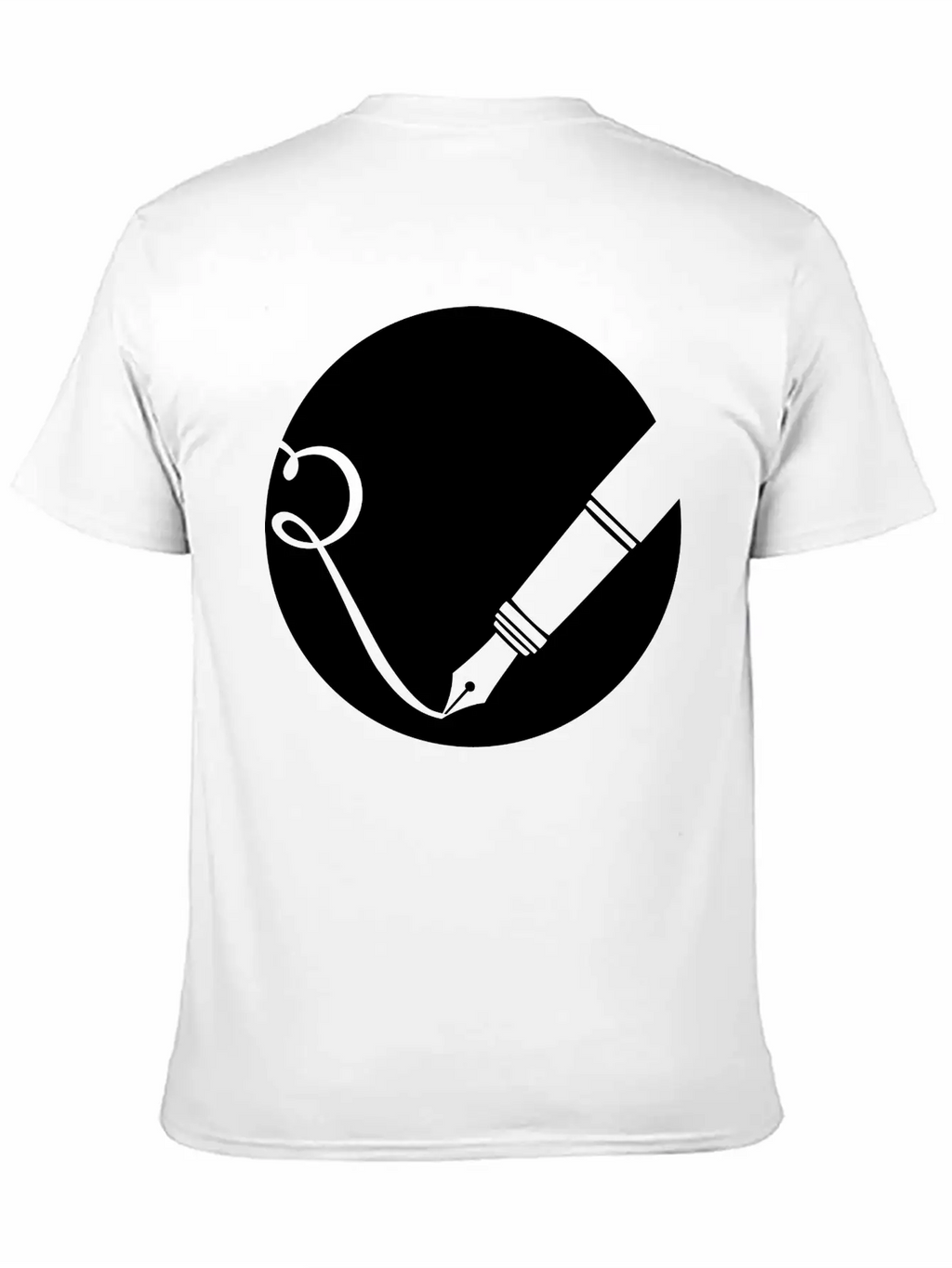 Writing Pen Icon Classic Fit Graphic Tee For Daily Comfort – Unisex Cotton Shirt