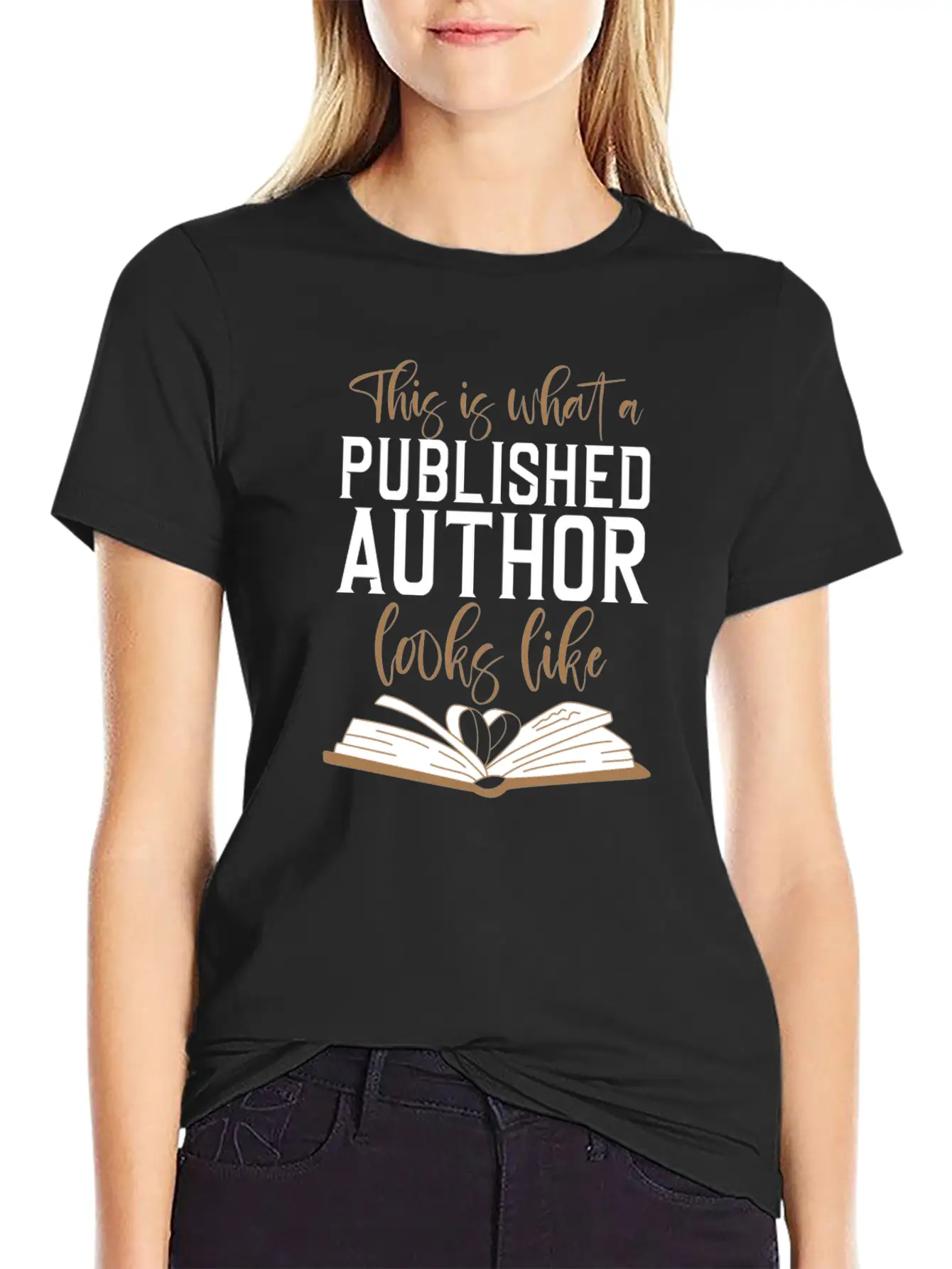 Writing This Is What A Published Stylish Everyday T-Shirt – Unisex Basic Cotton Tee