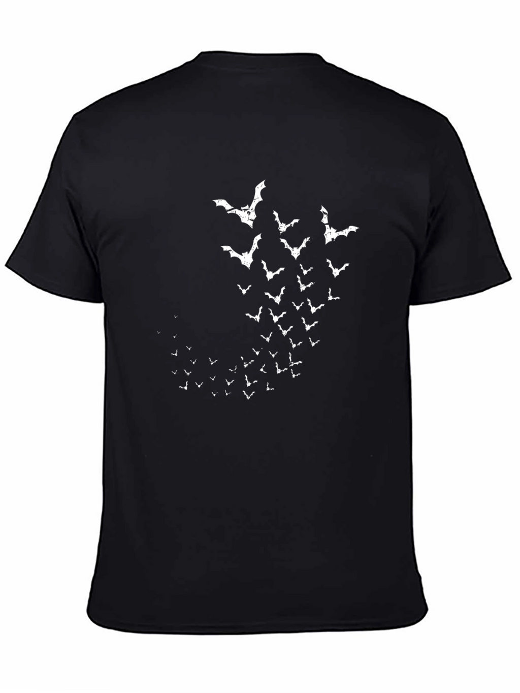 Bat Swarm Graphic T-Shirt - Black