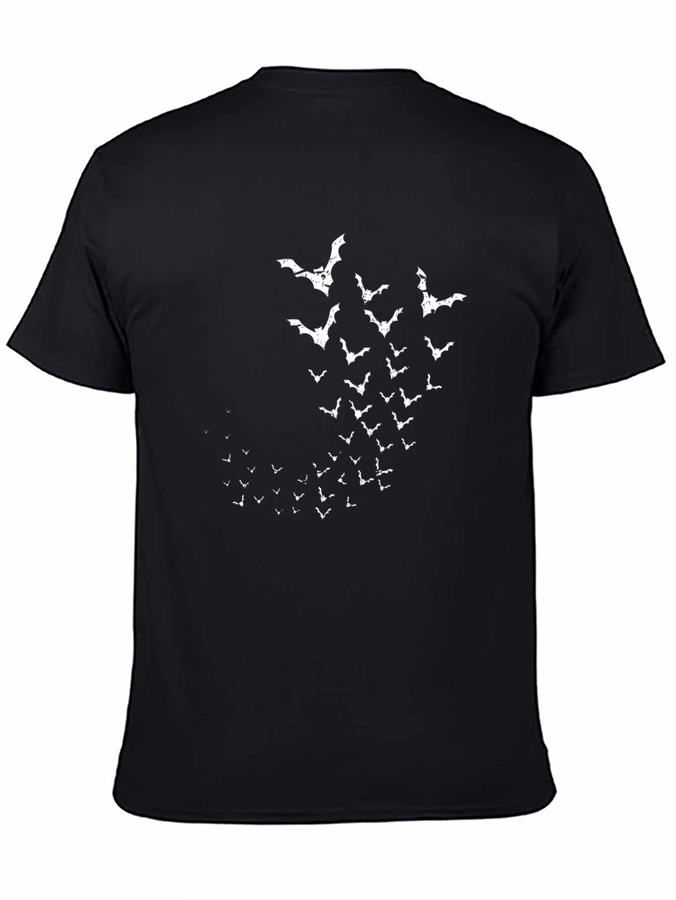 Bat Swarm Graphic T-Shirt - Black